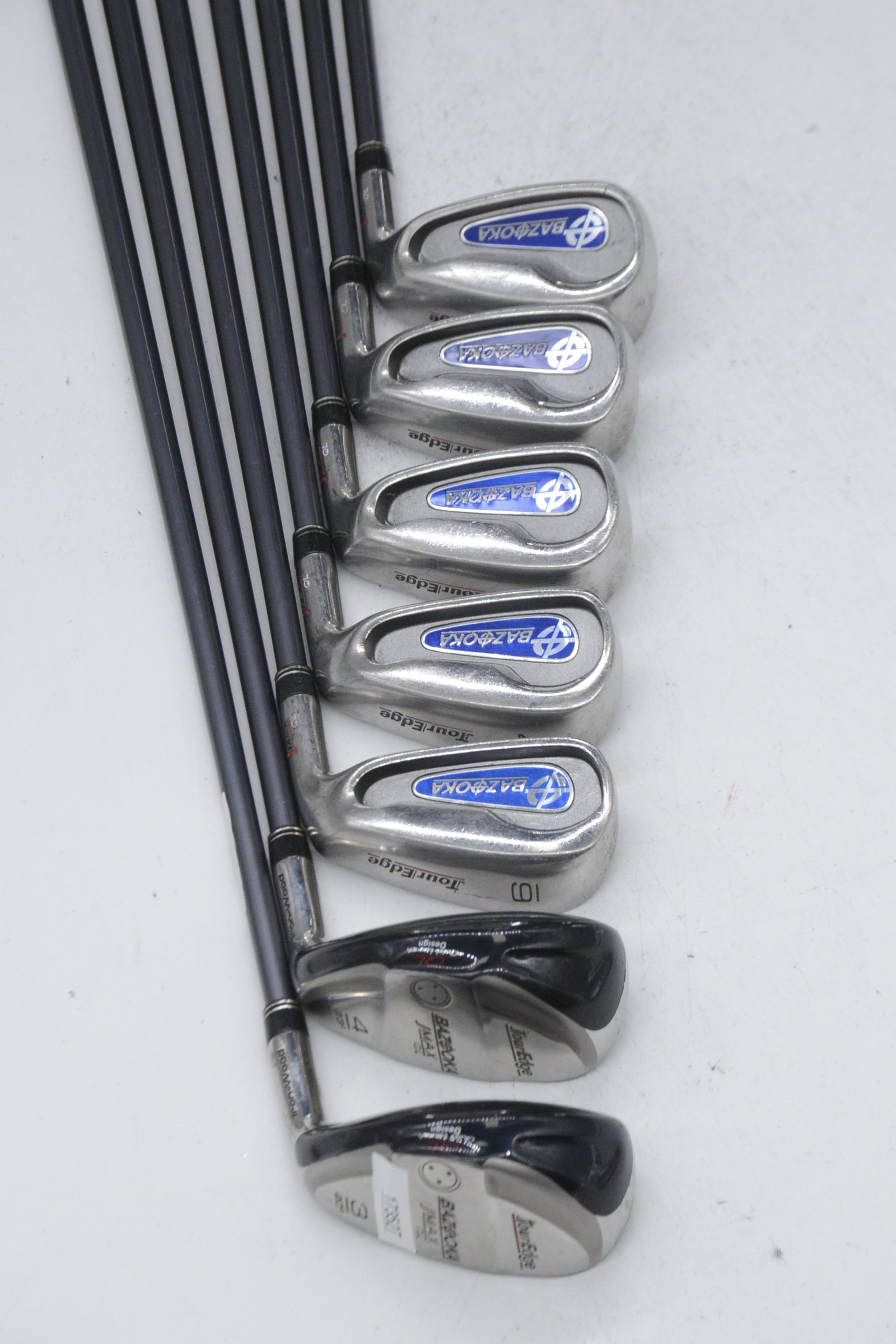 Tour Edge Bazooka JMAX Ql 3H-4H, 6-PW Iron Set S Flex +0.75"
