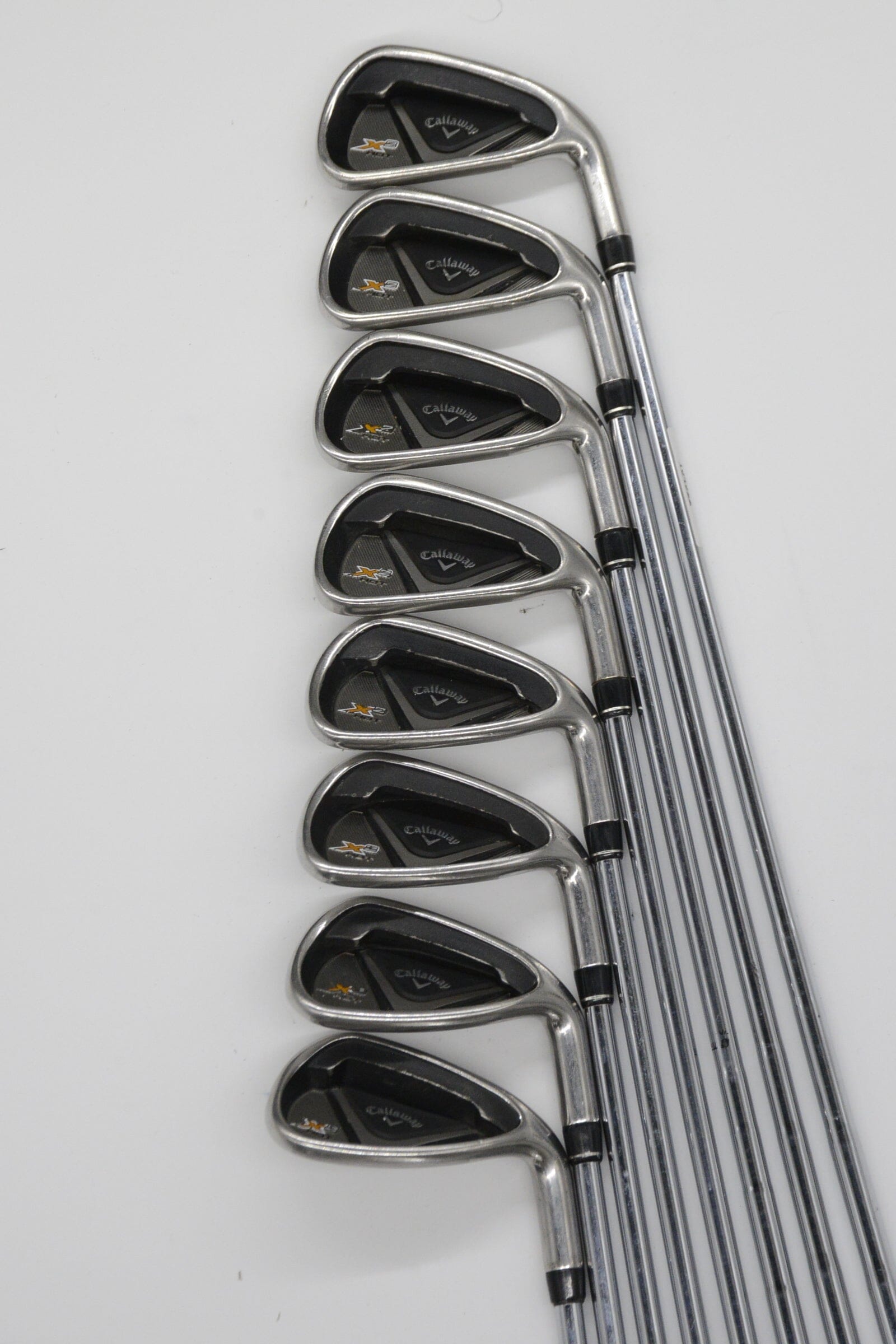 Callaway X2 Hot 4-AW Iron Set R Flex -0.5" Golf Clubs GolfRoots