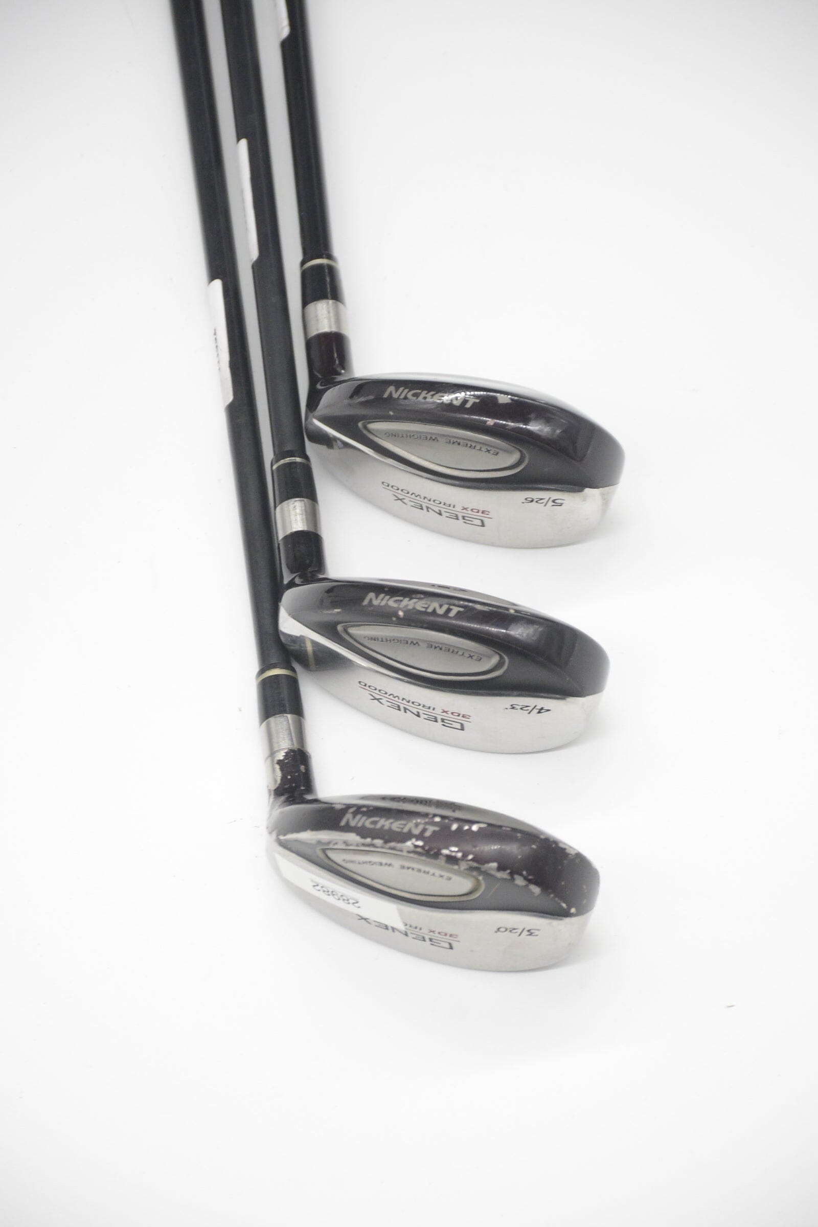Nickent Genex 3Dx 3H, 4H, 5H Hybrid Set S Flex Golf Clubs GolfRoots