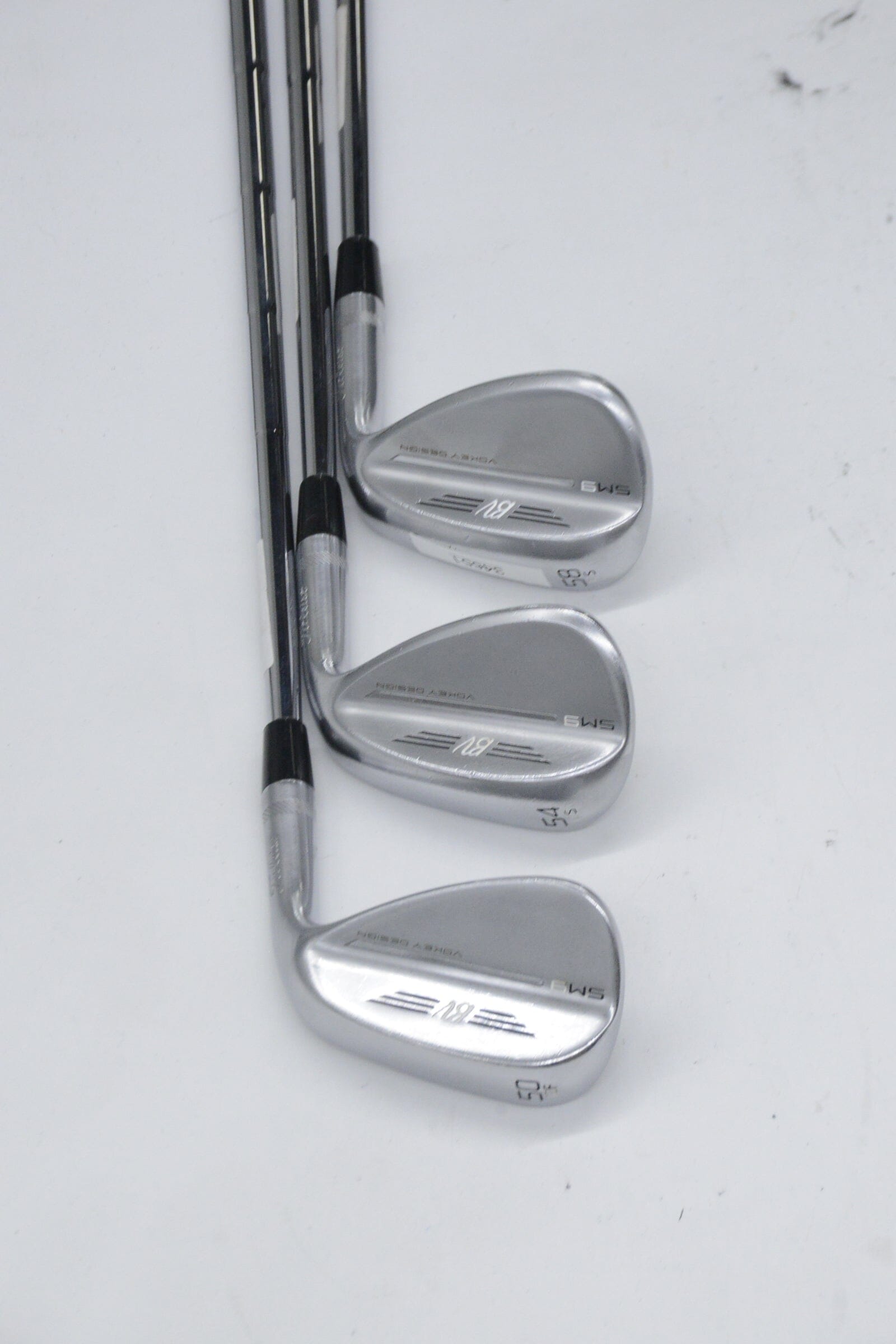Titleist Vokey SM9 Tour Chrome 50, 54, 58 Degree Wedge Set Wedge Flex Golf Clubs GolfRoots