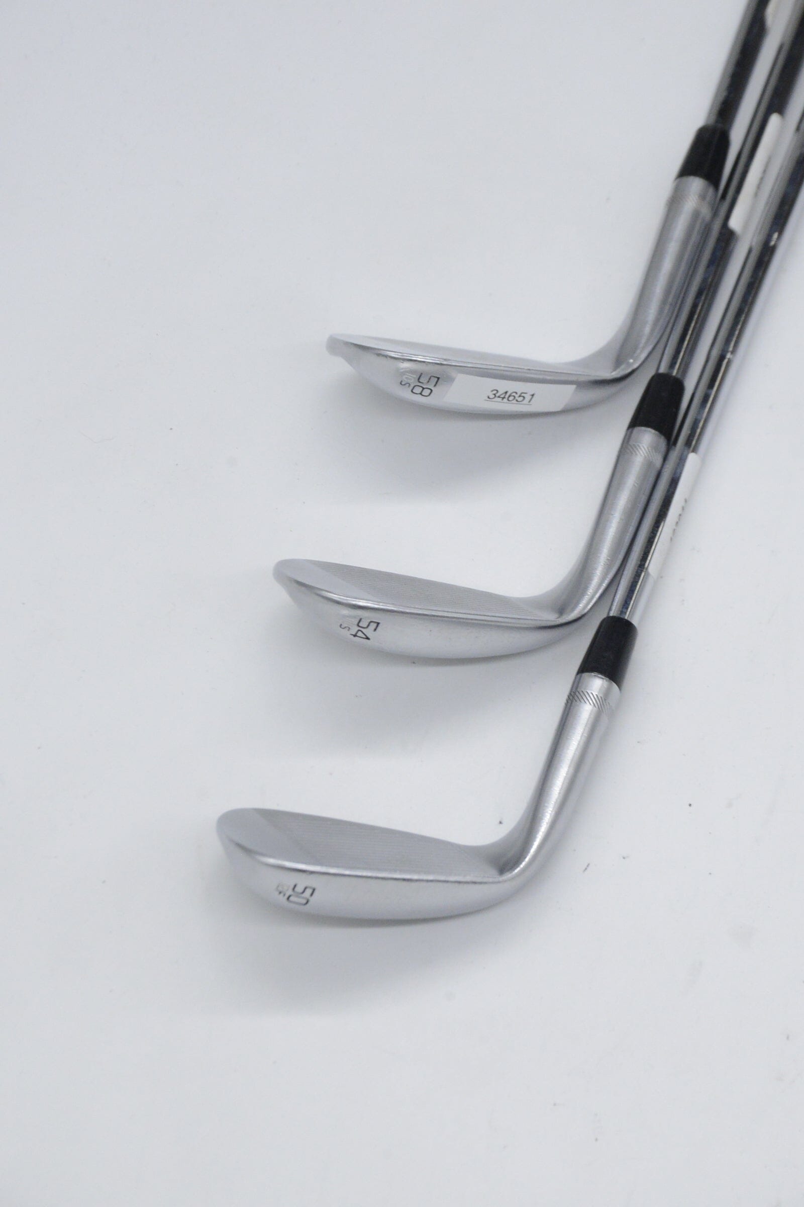 Titleist Vokey SM9 Tour Chrome 50, 54, 58 Degree Wedge Set Wedge Flex Golf Clubs GolfRoots