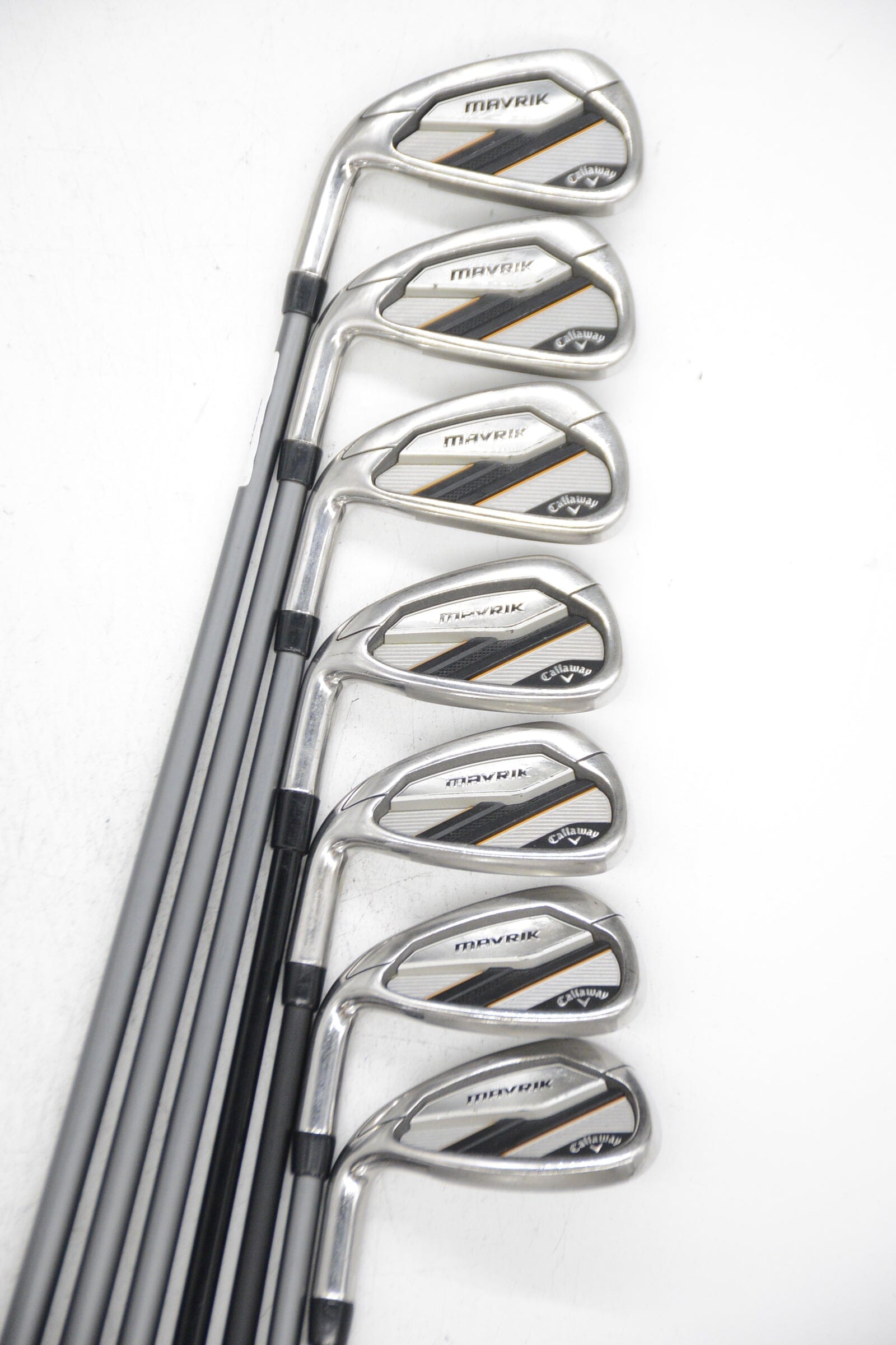 Lefty Callaway Mavrik 5-AW Iron Set S Flex -0.25" Golf Clubs GolfRoots