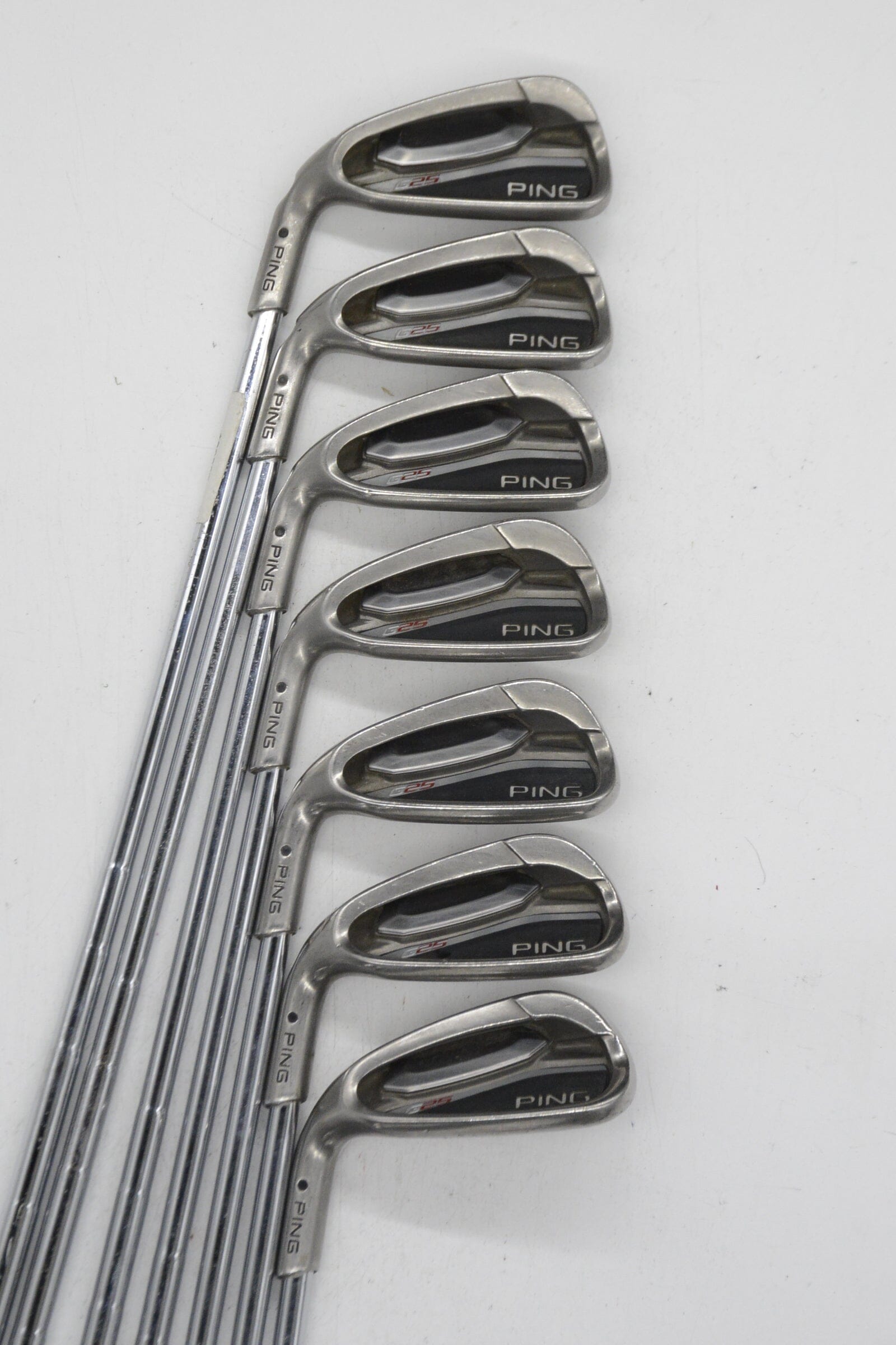 Lefty Ping G25 4-PW Iron Set S Flex Std Length Golf Clubs GolfRoots