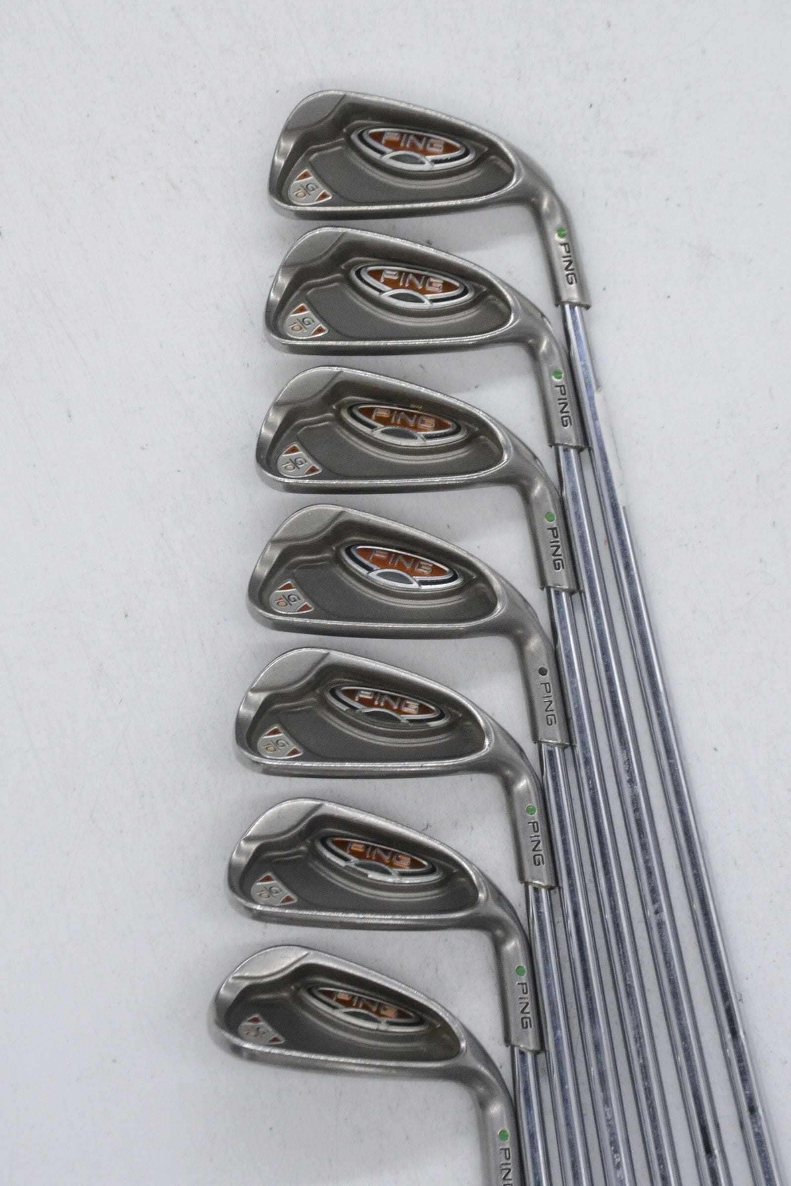 Ping G10 4-9, UW Iron Set R Flex Std Length Golf Clubs GolfRoots