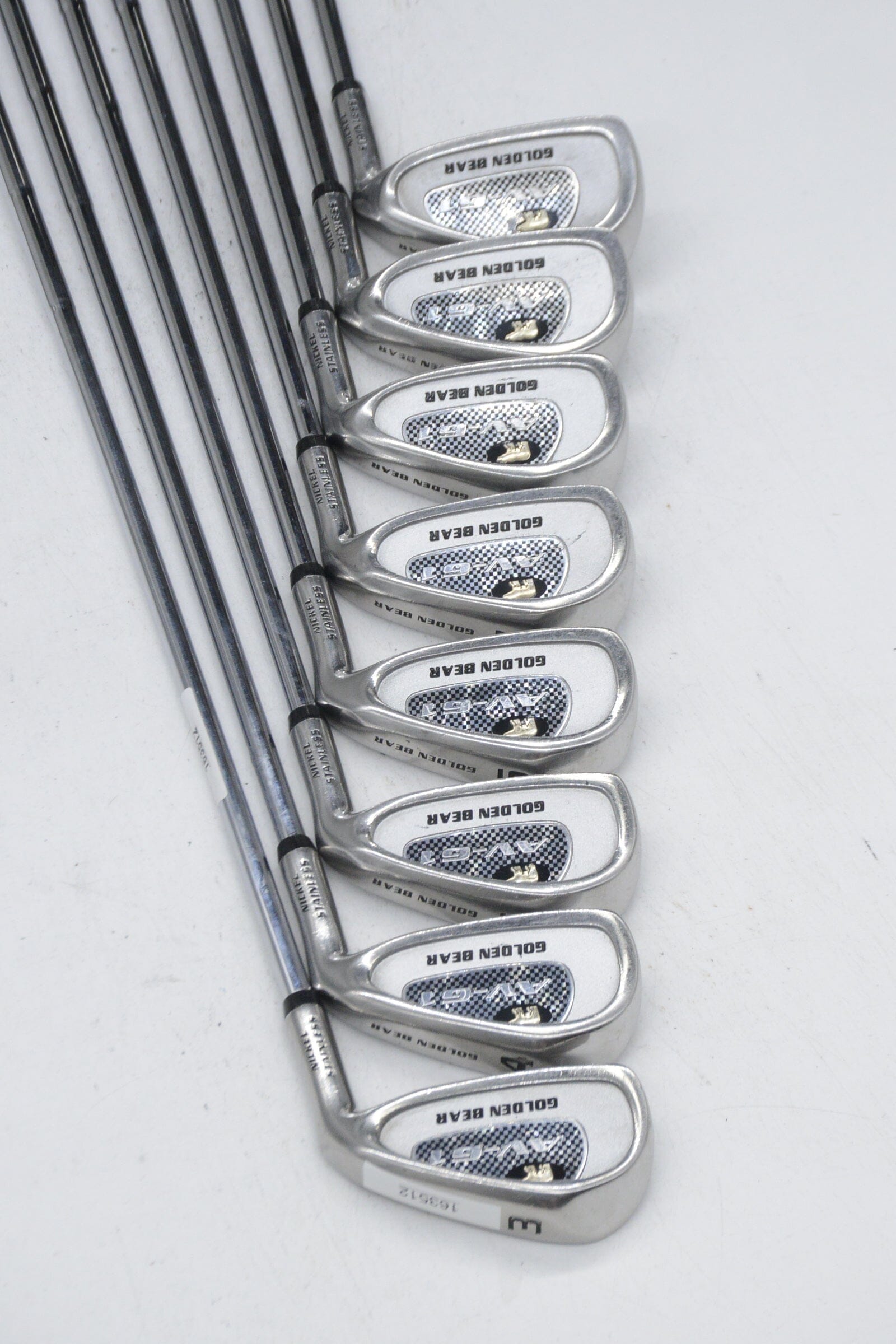 Nicklaus AV-61 3-PW Iron Set S Flex -0.25" Golf Clubs GolfRoots