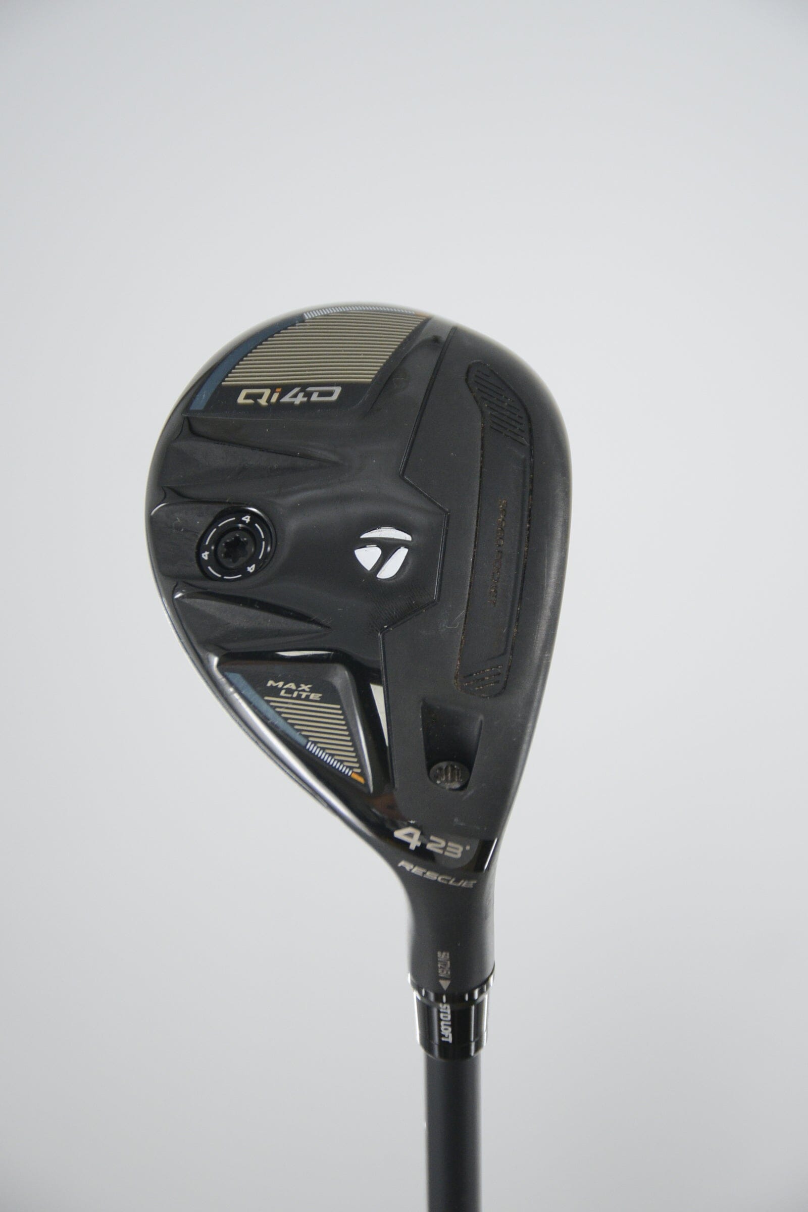 TaylorMade Qi4D Max Lite Rescue 4 Hybrid S Flex 40.25" Golf Clubs GolfRoots