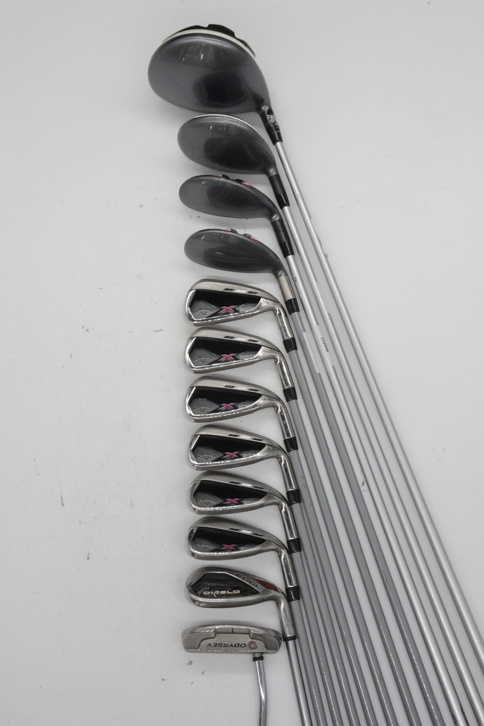 Women's Callaway X Hot N14 Mixed Full Set W Flex -0.75" Golf Clubs GolfRoots