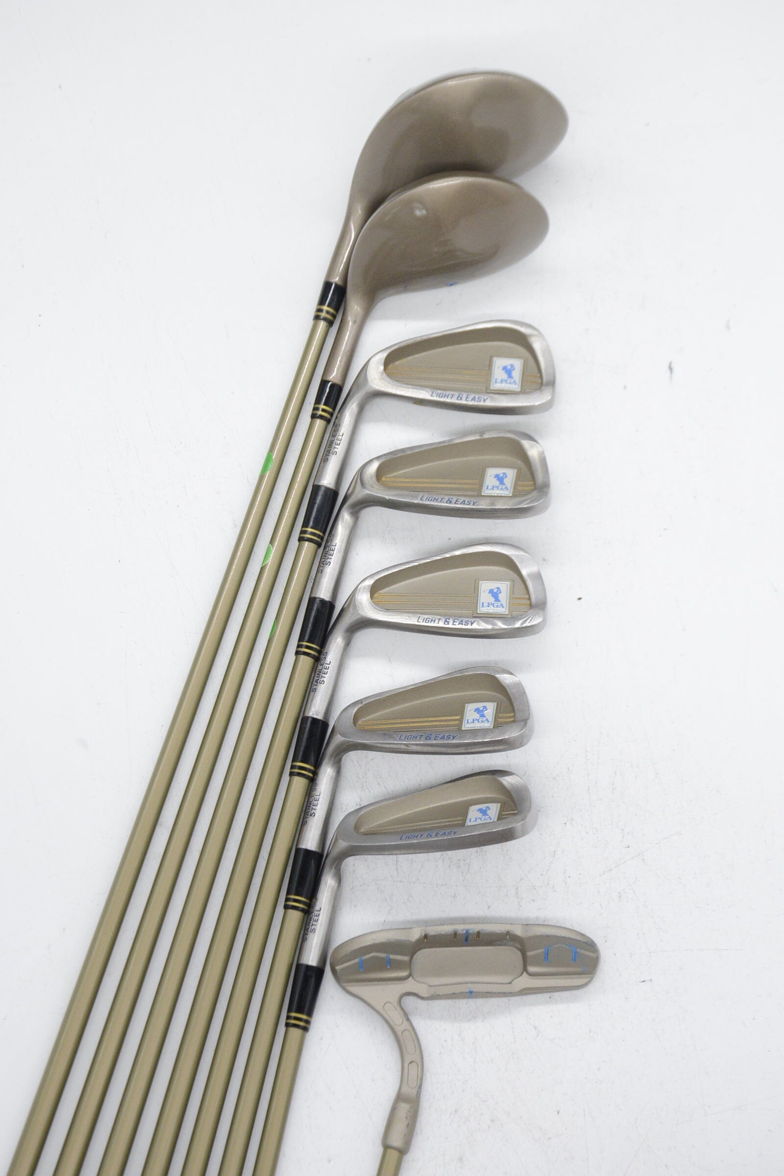 Women's Lefty Square Two Light & Easy Mixed Full Set W Flex -1" Golf Clubs GolfRoots