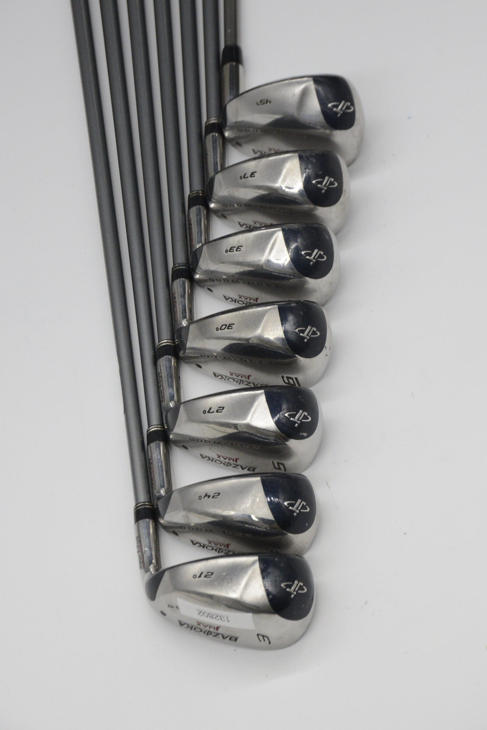 Tour Edge Bazooka JMAX Iron-Wood 3-8, PW Iron Set R Flex -0.75" Golf Clubs GolfRoots