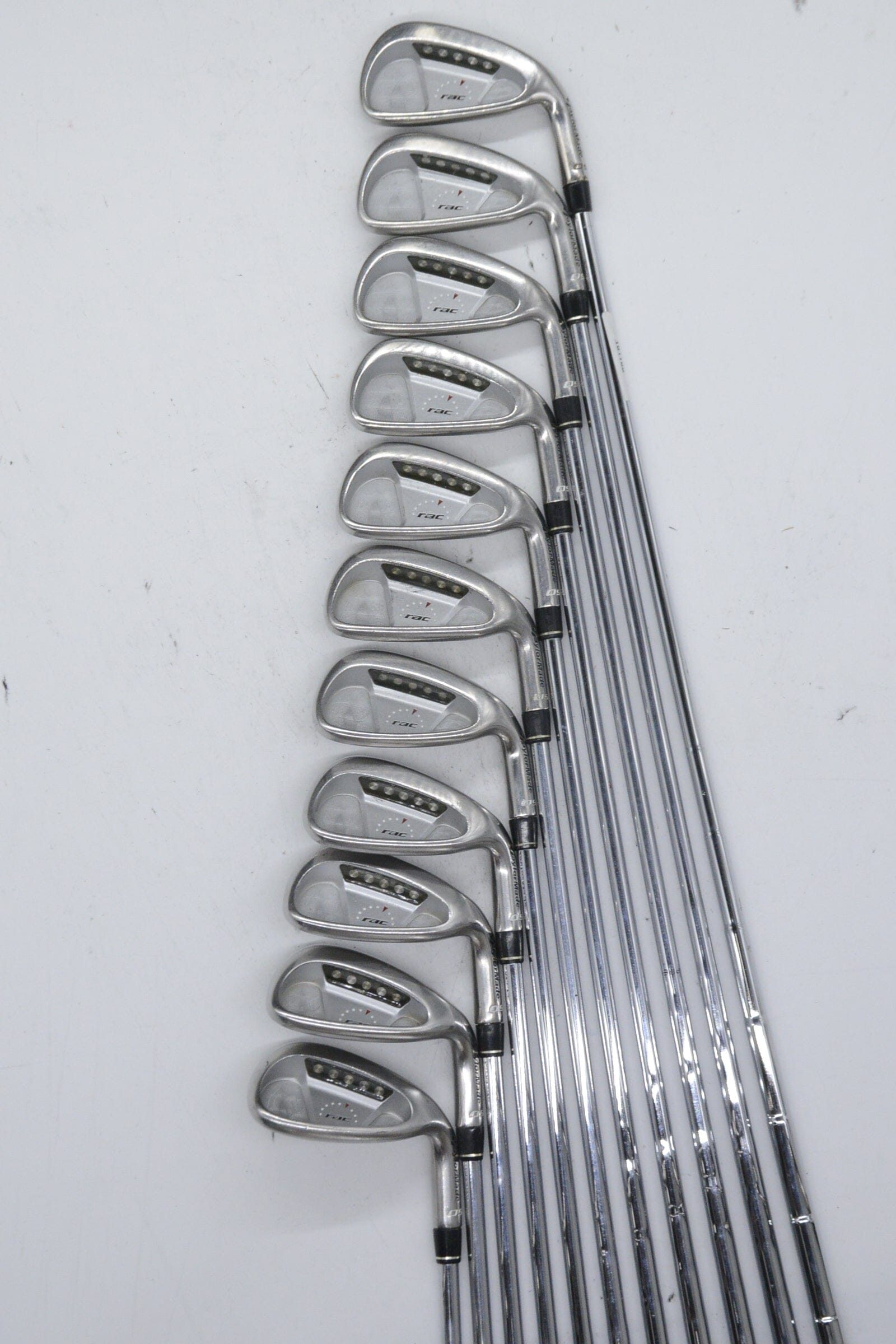 TaylorMade Rac OS 2-SW Iron Set R Flex Std Length Golf Clubs GolfRoots
