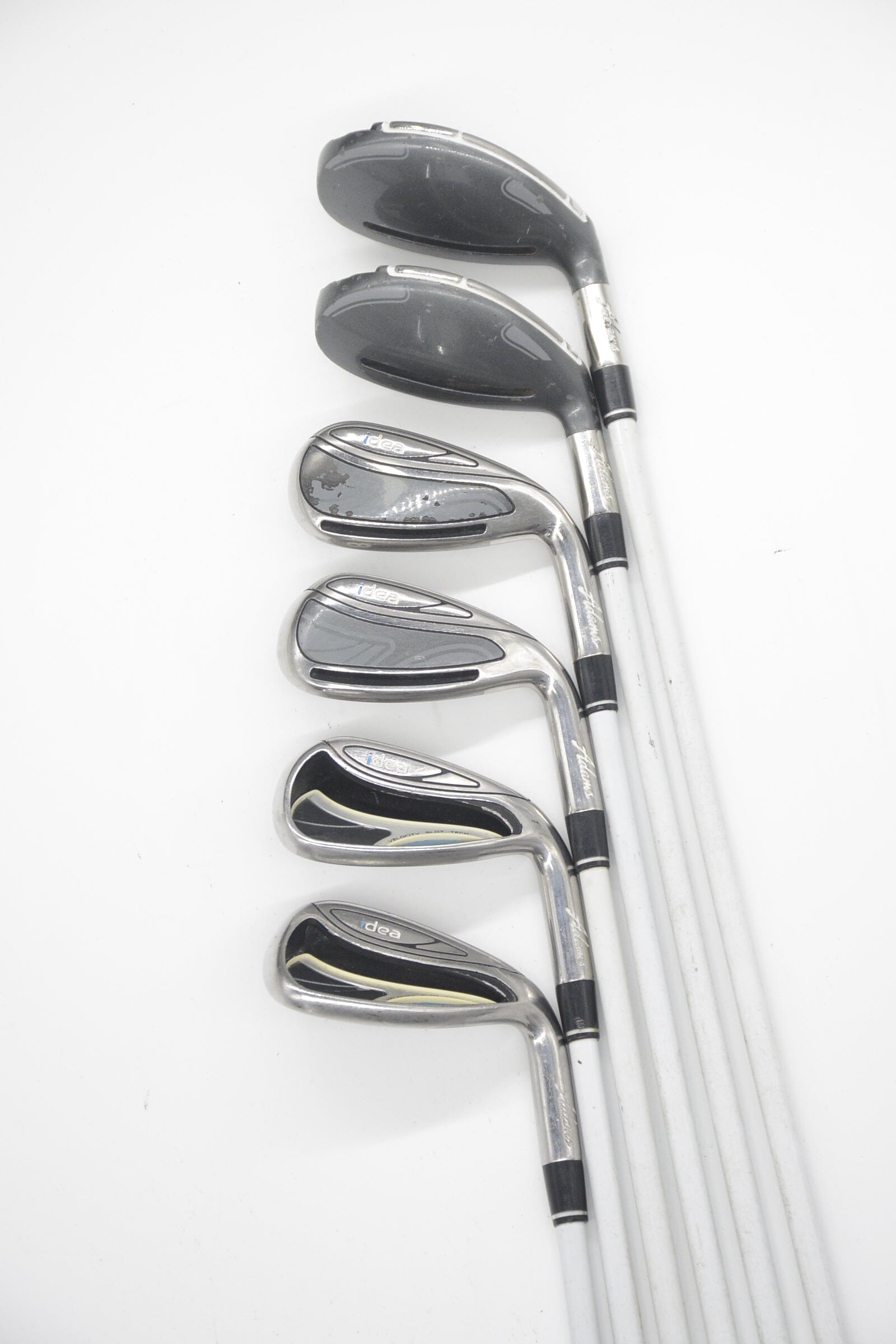 Women's Adams Idea 5H-6H, 7-9, SW Iron Set W Flex Std Length Golf Clubs GolfRoots