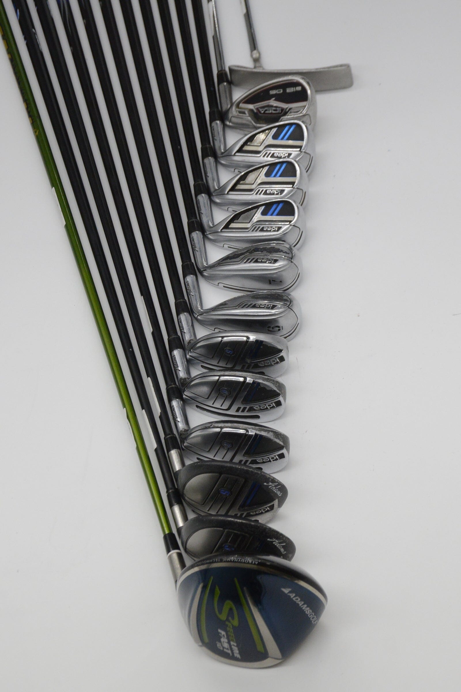 Adams Idea 2014 Mixed Full Set R Flex Std Length Golf Clubs GolfRoots