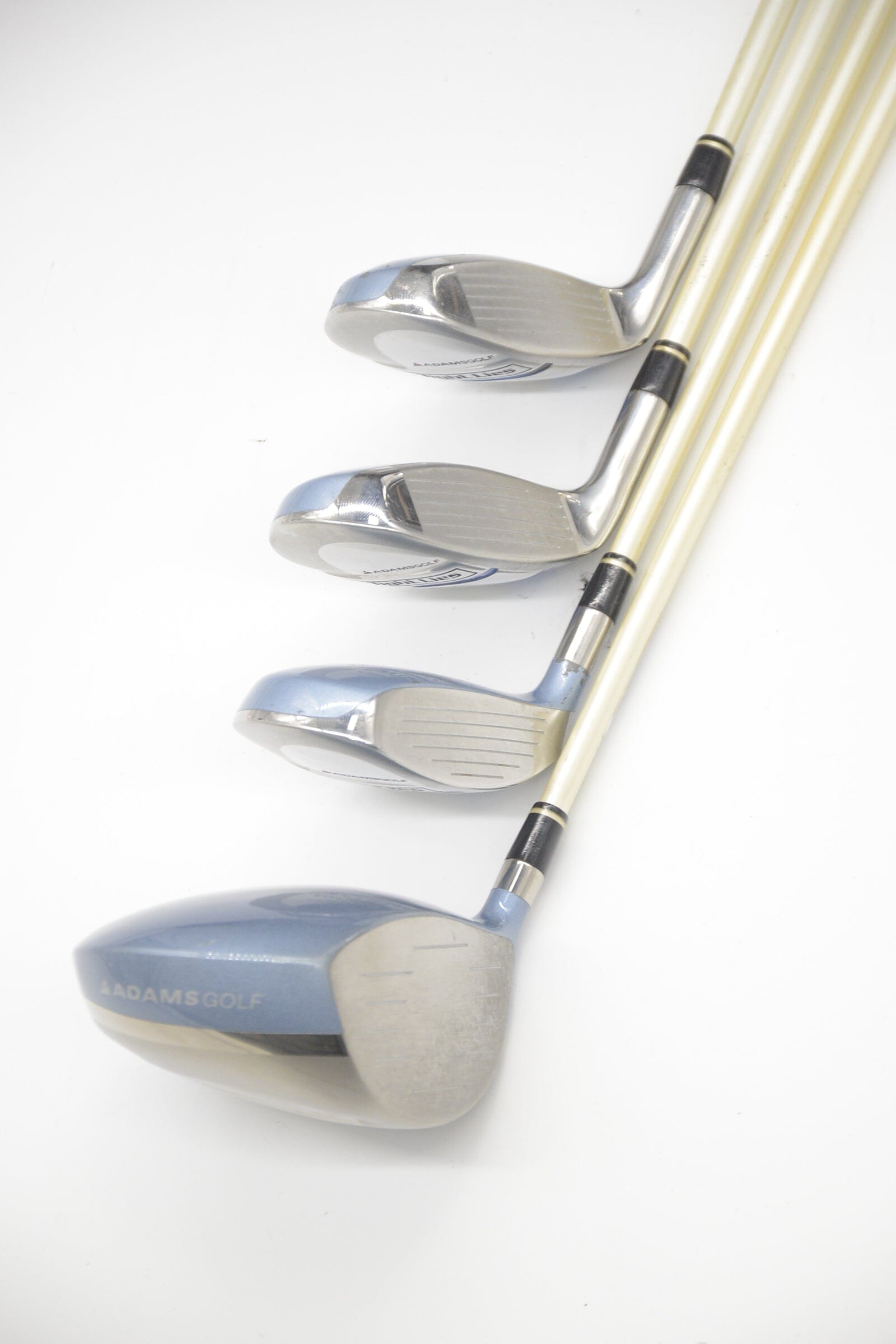Women's Adams Tight Lies - High MOI D, 3W, 4H, 5H Wood Set W Flex Golf Clubs GolfRoots