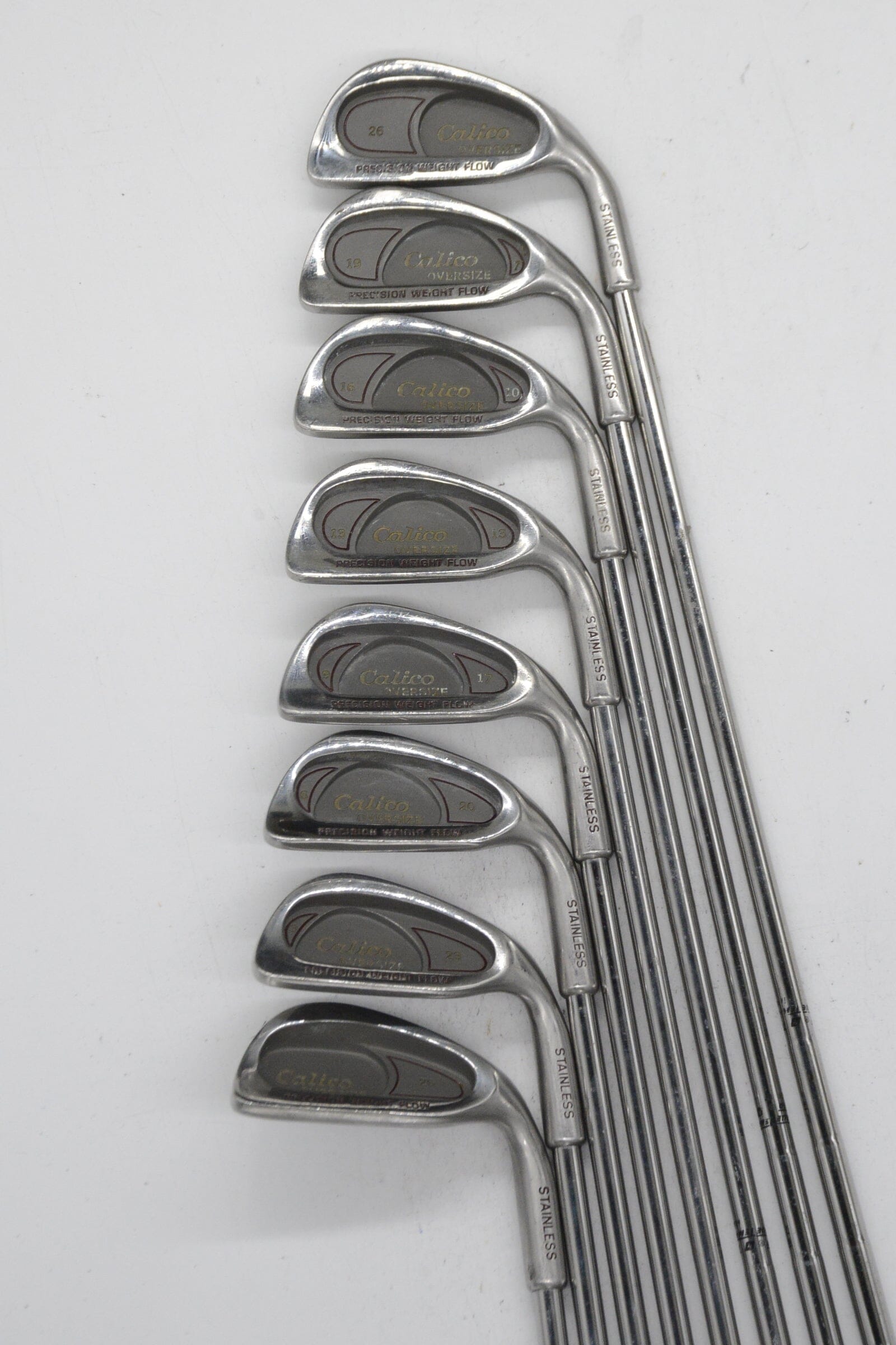Prestige Golf Calico Oversized 3-PW Iron Set S Flex -1" Golf Clubs GolfRoots