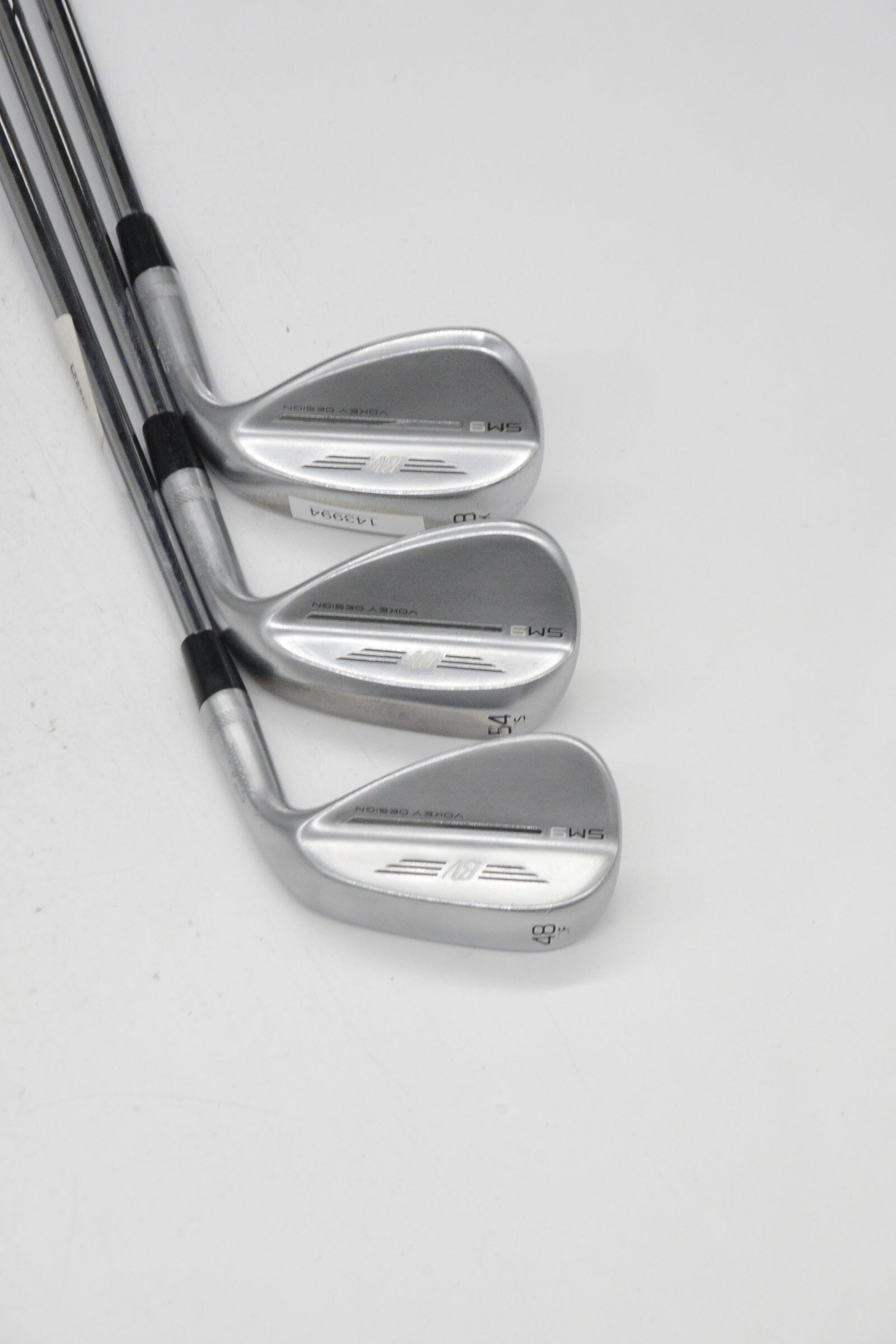 Titleist Vokey SM9 Tour Chrome 48, 54, 58 Degree Wedge Set S Flex Golf Clubs GolfRoots