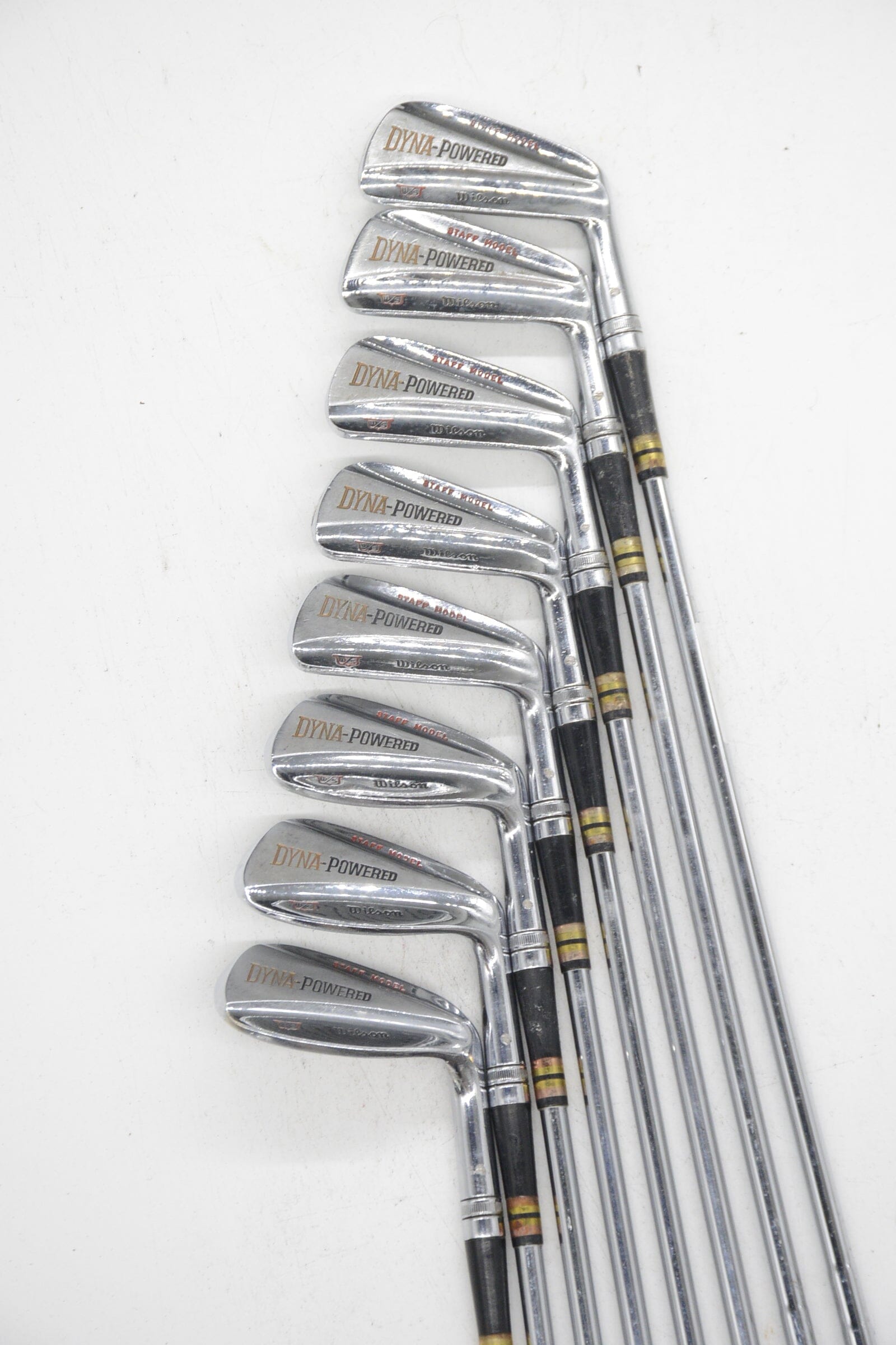 Wilson Dyna Power Fluid Feel 3-PW Iron Set R Flex -0.75" Golf Clubs GolfRoots
