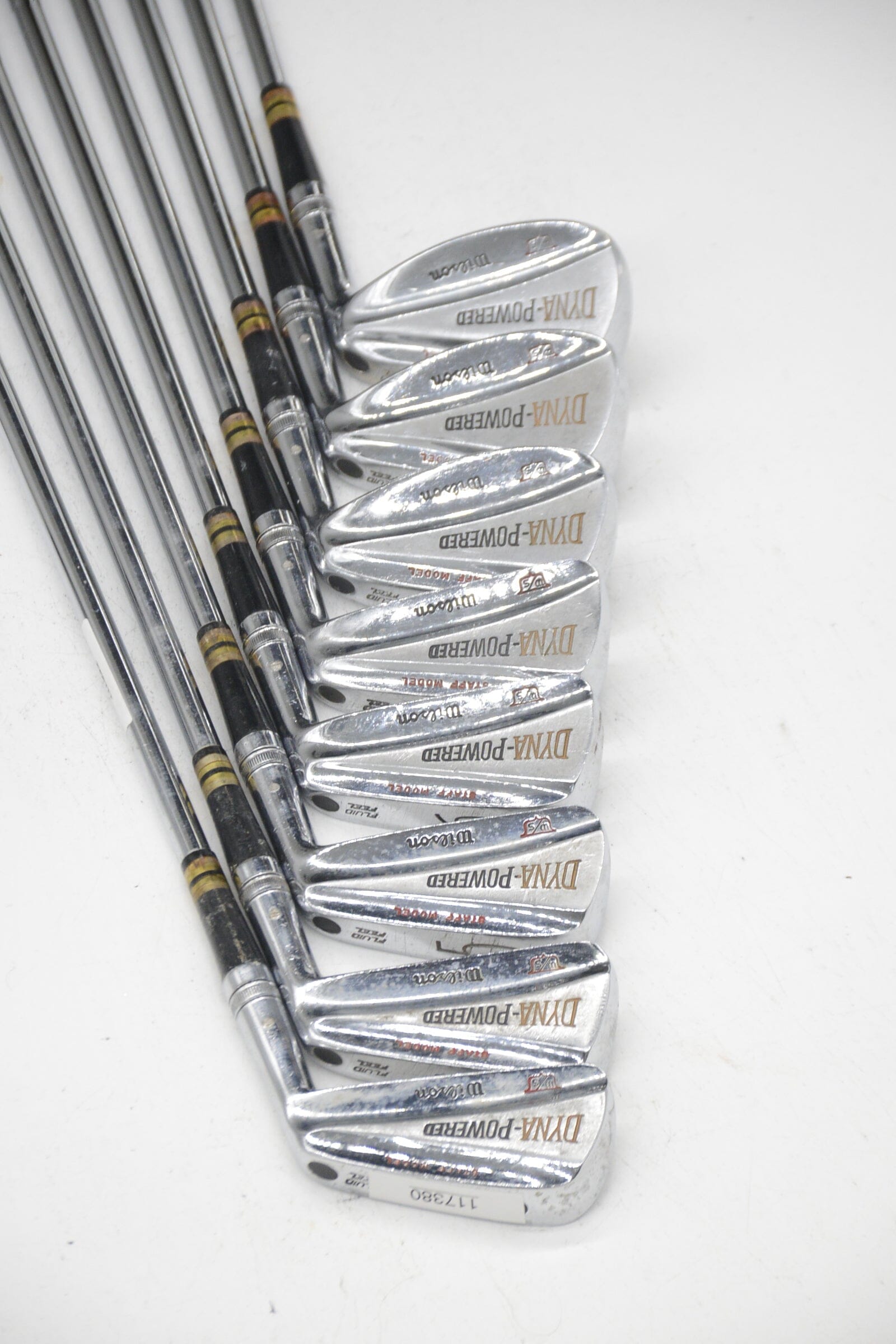 Wilson Dyna Power Fluid Feel 3-PW Iron Set R Flex -0.75" Golf Clubs GolfRoots
