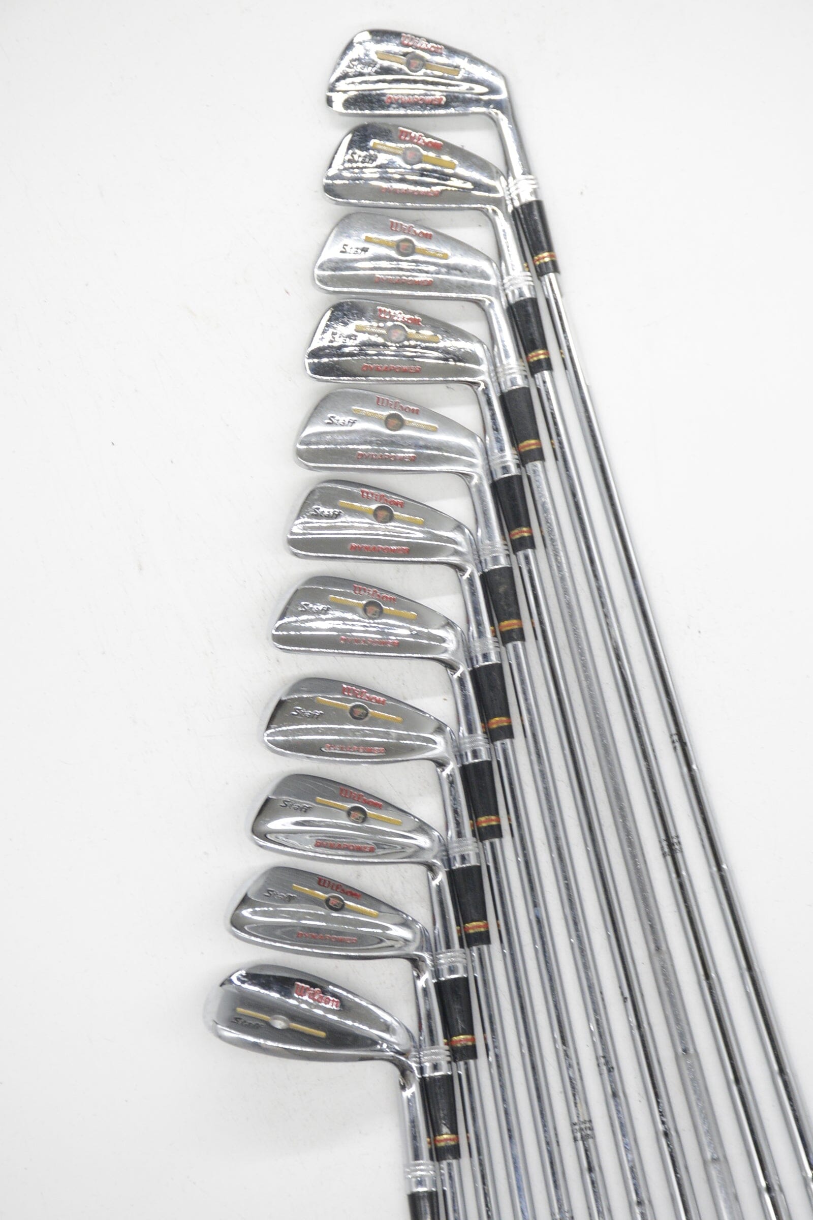 Wilson Staff Dyna-Power 1-PW, SW Iron Set S Flex -0.25" Golf Clubs GolfRoots