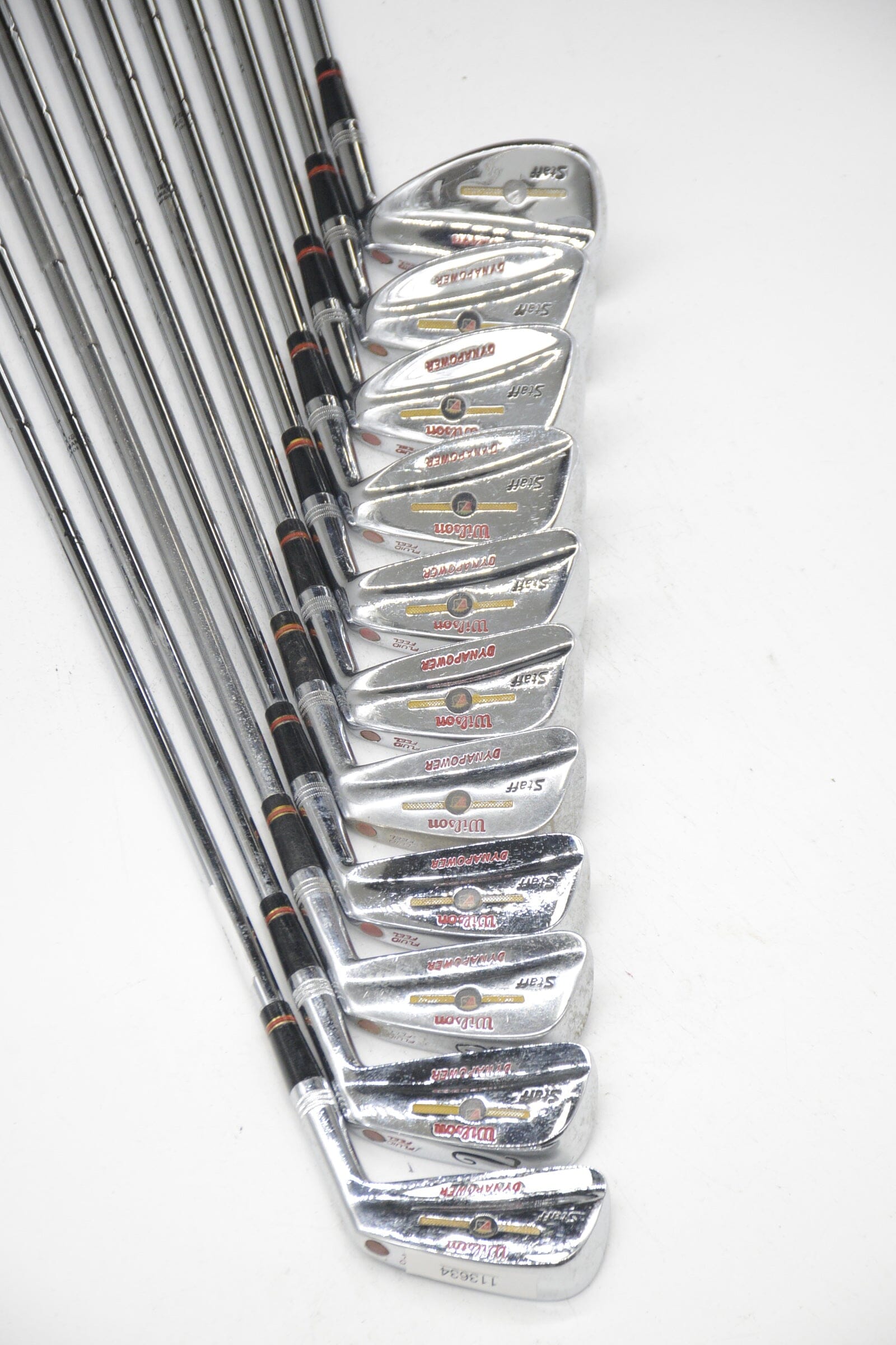 Wilson Staff Dyna-Power 1-PW, SW Iron Set S Flex -0.25" Golf Clubs GolfRoots