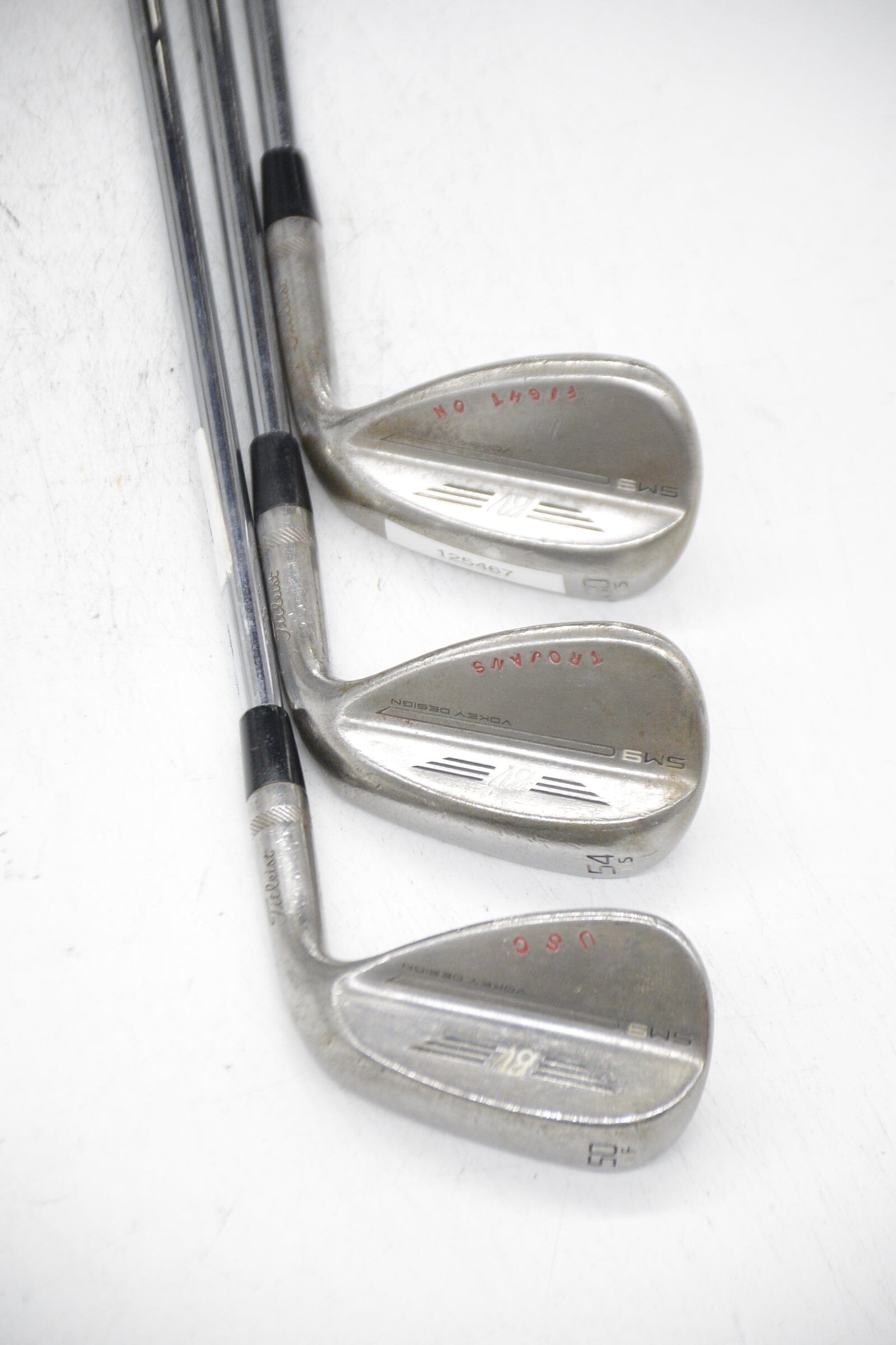 Titleist Vokey SM9 Raw 50, 54, 60 Degree Wedge Set S Flex Golf Clubs GolfRoots