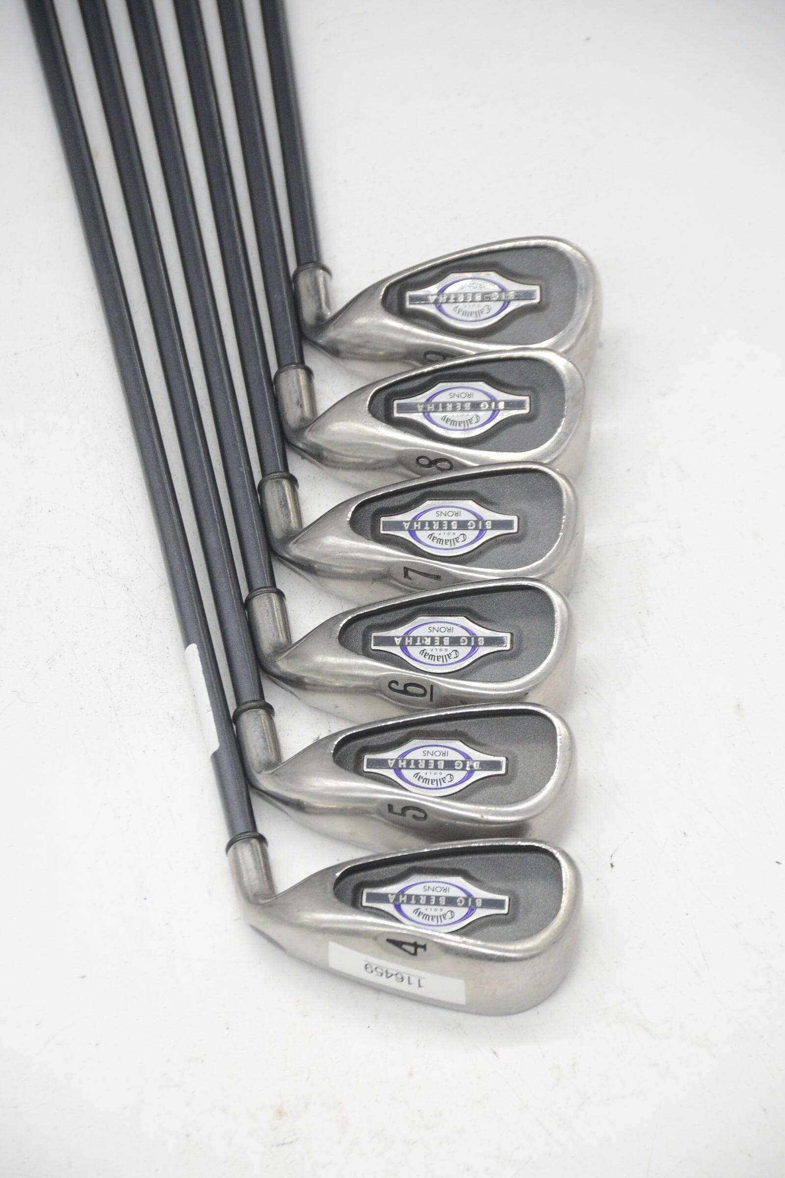 Women's Callaway Big Bertha 2002 4-9 Iron Set W Flex -0.5" Golf Clubs GolfRoots