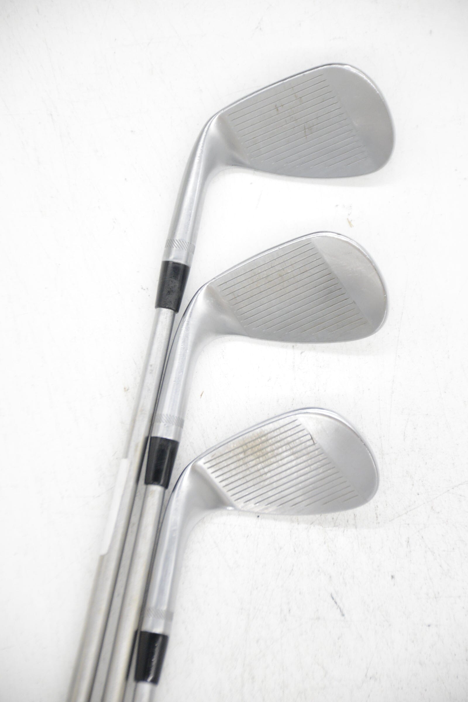 Titleist Vokey SM9 Tour Chrome 50, 54, 58 Degree Wedge Set S Flex Golf Clubs GolfRoots
