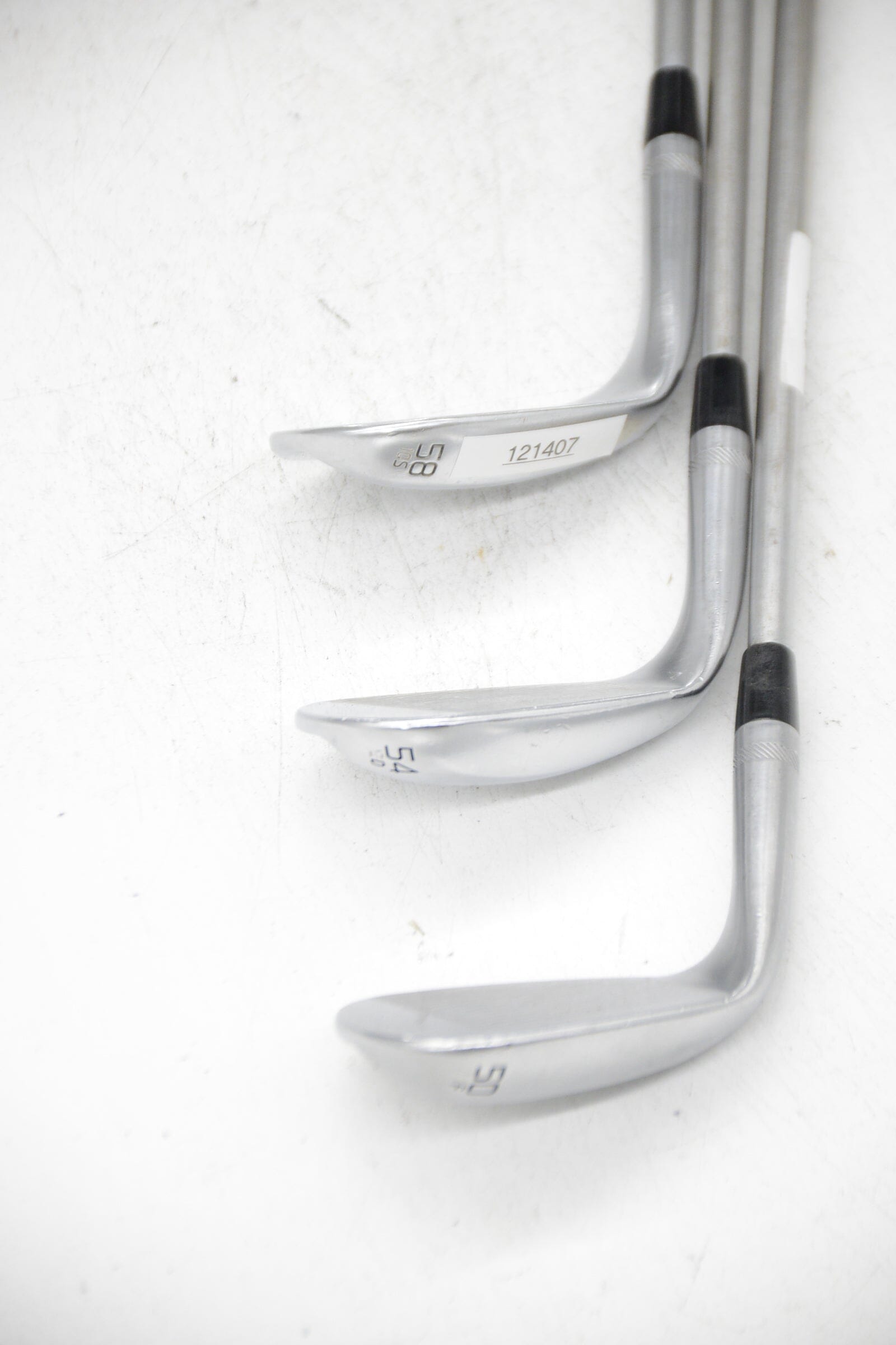 Titleist Vokey SM9 Tour Chrome 50, 54, 58 Degree Wedge Set S Flex Golf Clubs GolfRoots
