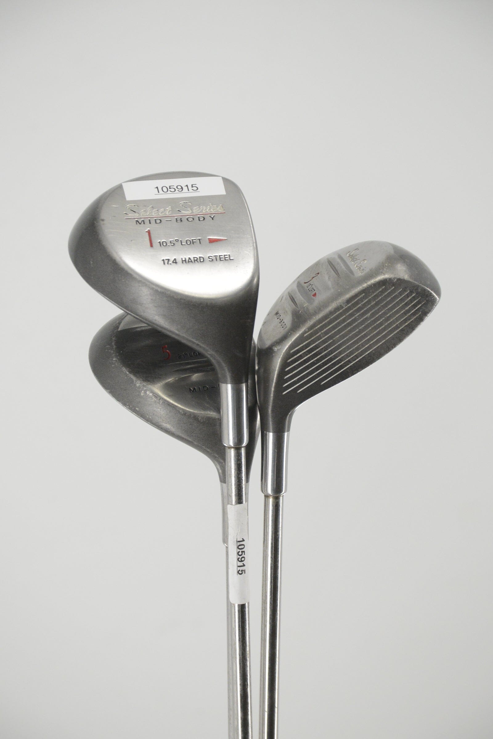 Select Series Mid-Body D, 3W, 5W Wood Set S Flex Golf Clubs GolfRoots