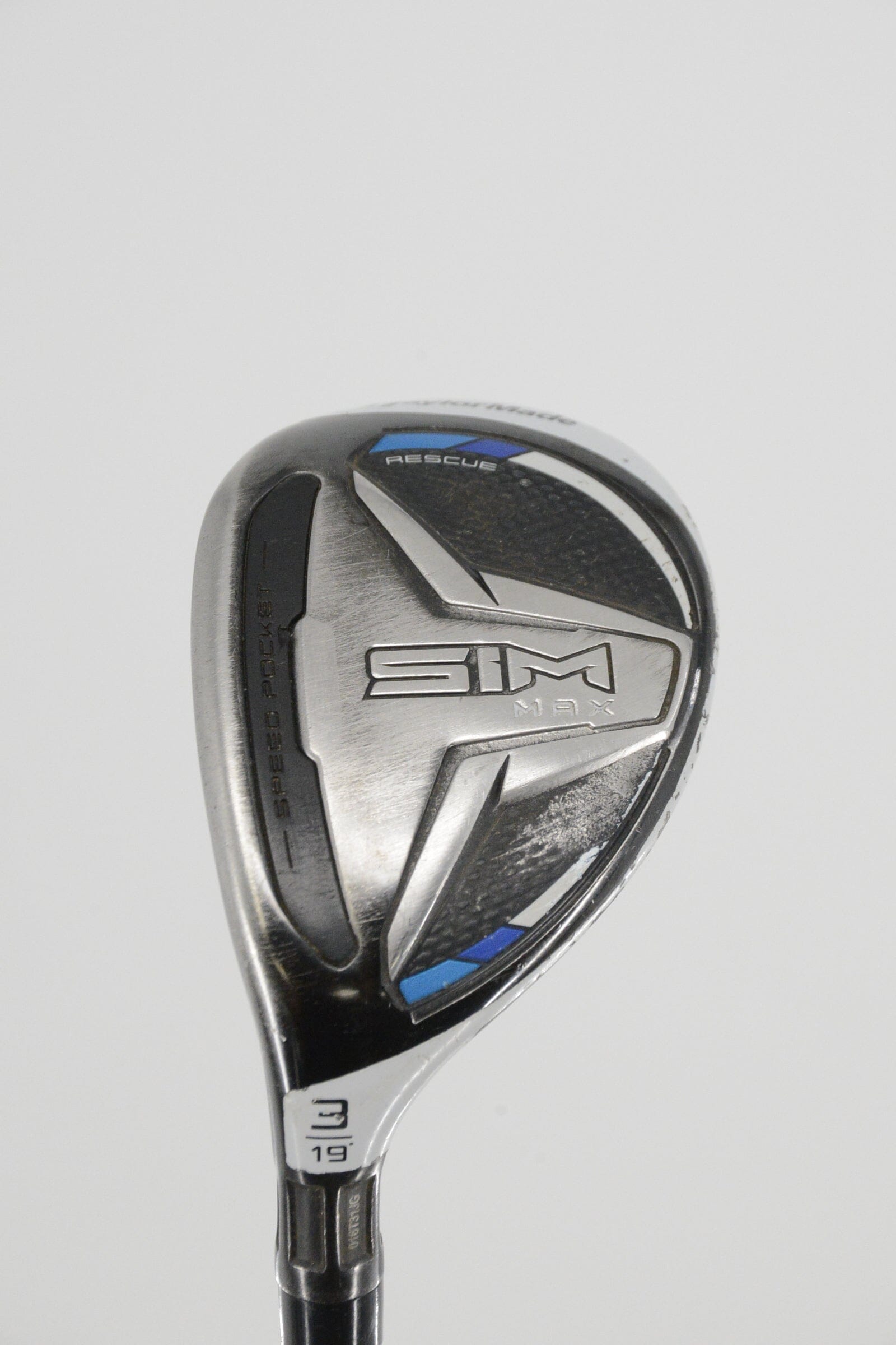 Lefty TaylorMade SIM Max 3 Hybrid S Flex 40.5" Golf Clubs GolfRoots