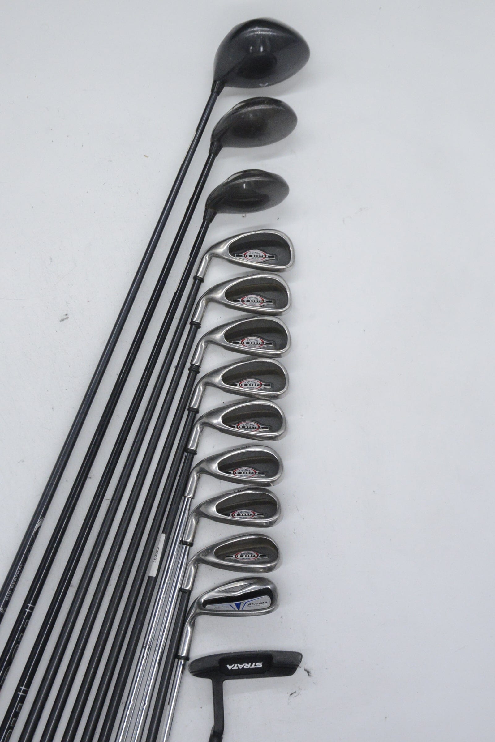 Lefty Callaway Big Bertha 2002 Mixed Full Set S Flex -0.25" Golf Clubs GolfRoots