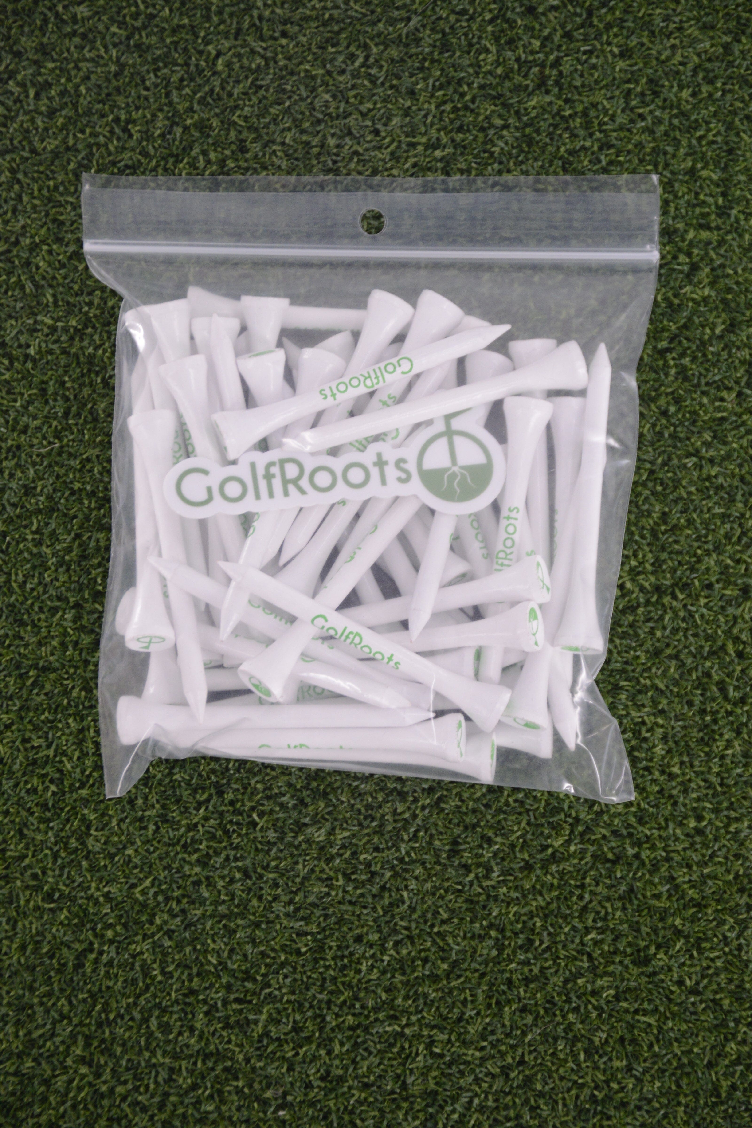 GolfRoots Tees - 50 Pack Golf Clubs GolfRoots