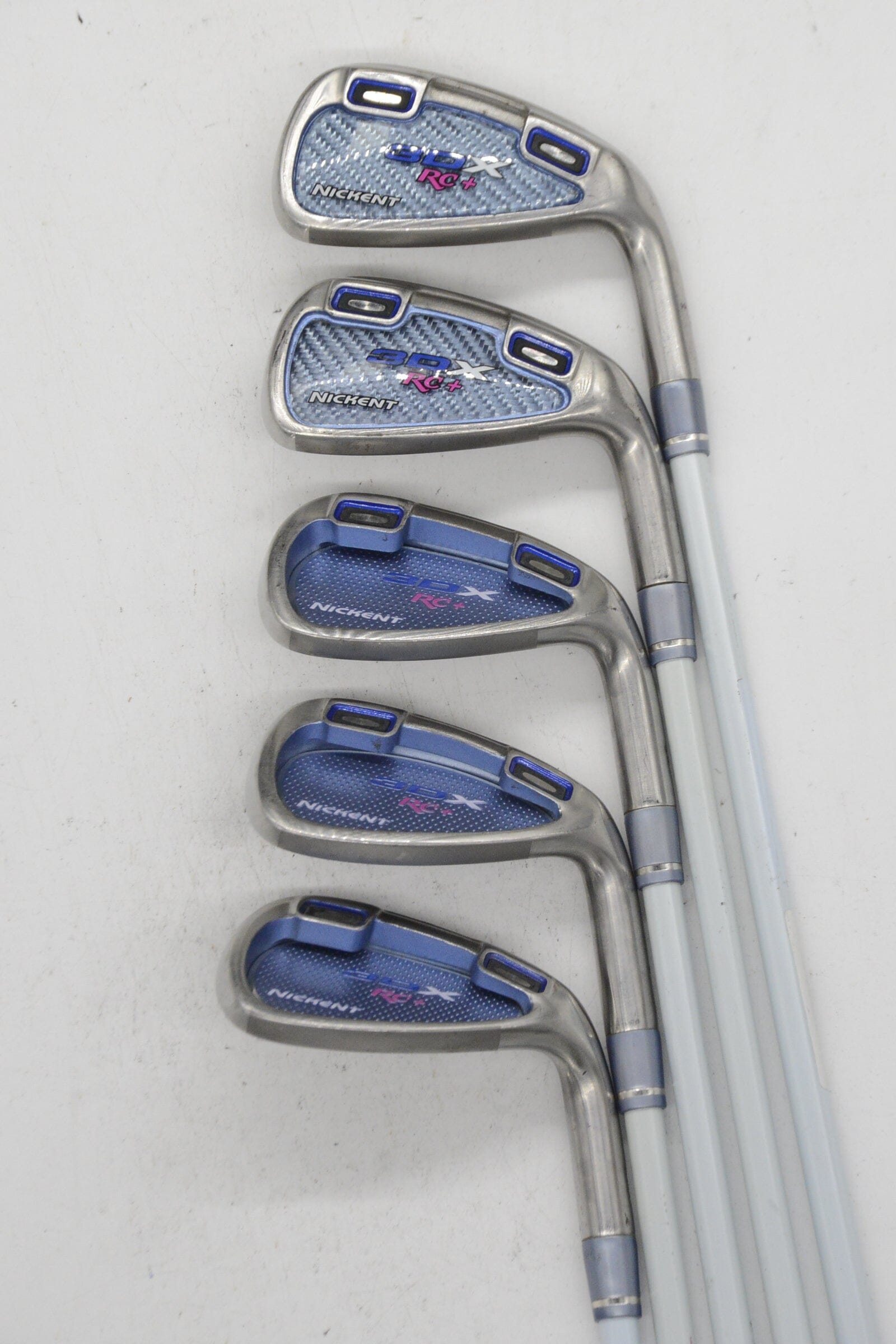 Women's Nickent 3Dx RC 6-7, 9-PW, SW Iron Set W Flex -0.5" Golf Clubs GolfRoots