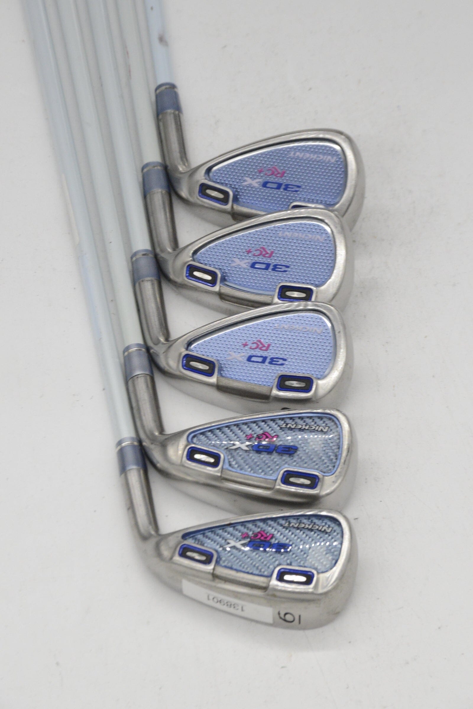 Women's Nickent 3Dx RC 6-7, 9-PW, SW Iron Set W Flex -0.5" Golf Clubs GolfRoots