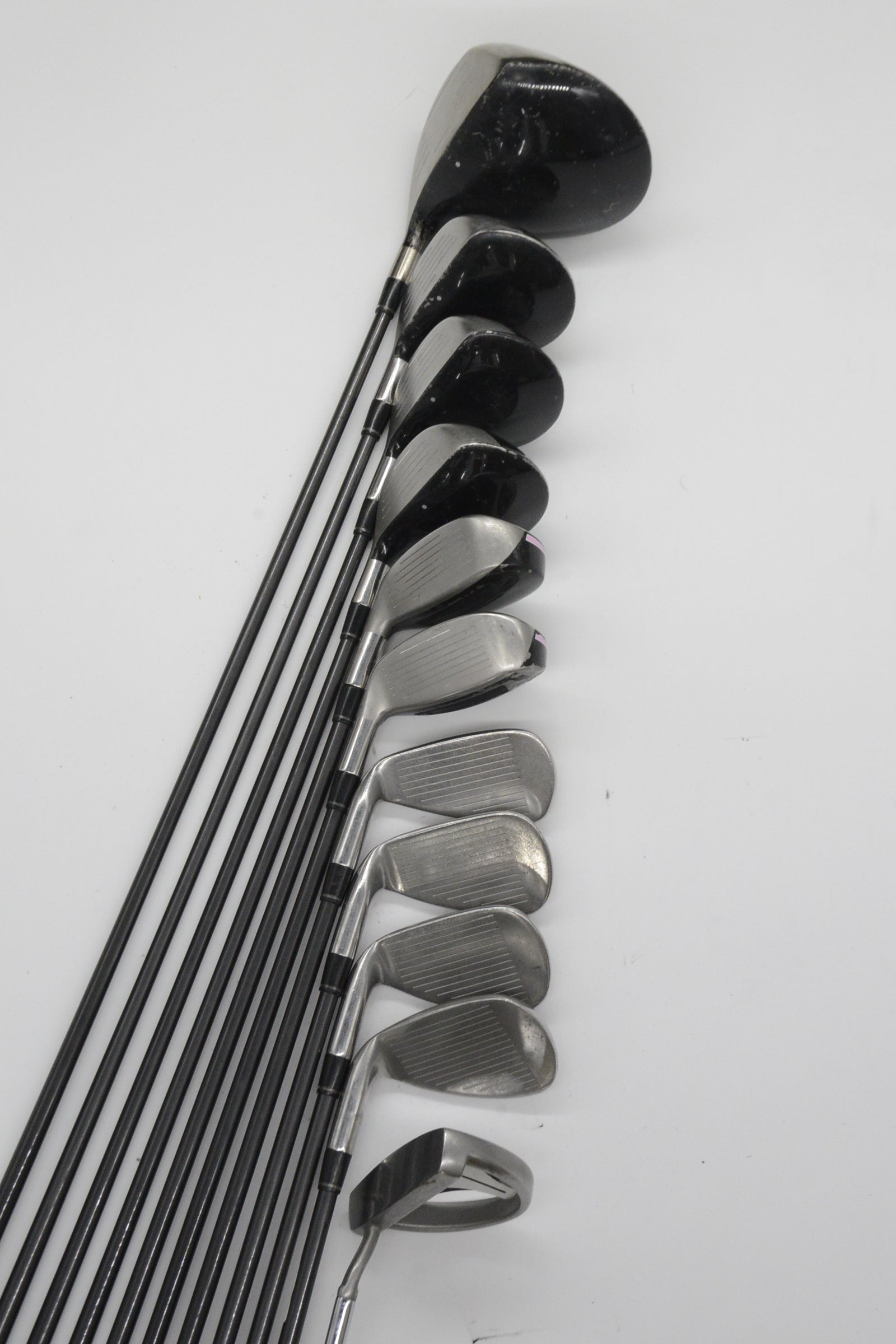 *Dented* Adams Idea A12Os (Missing 8 Iron) Mixed Full Set W Flex -0.5"