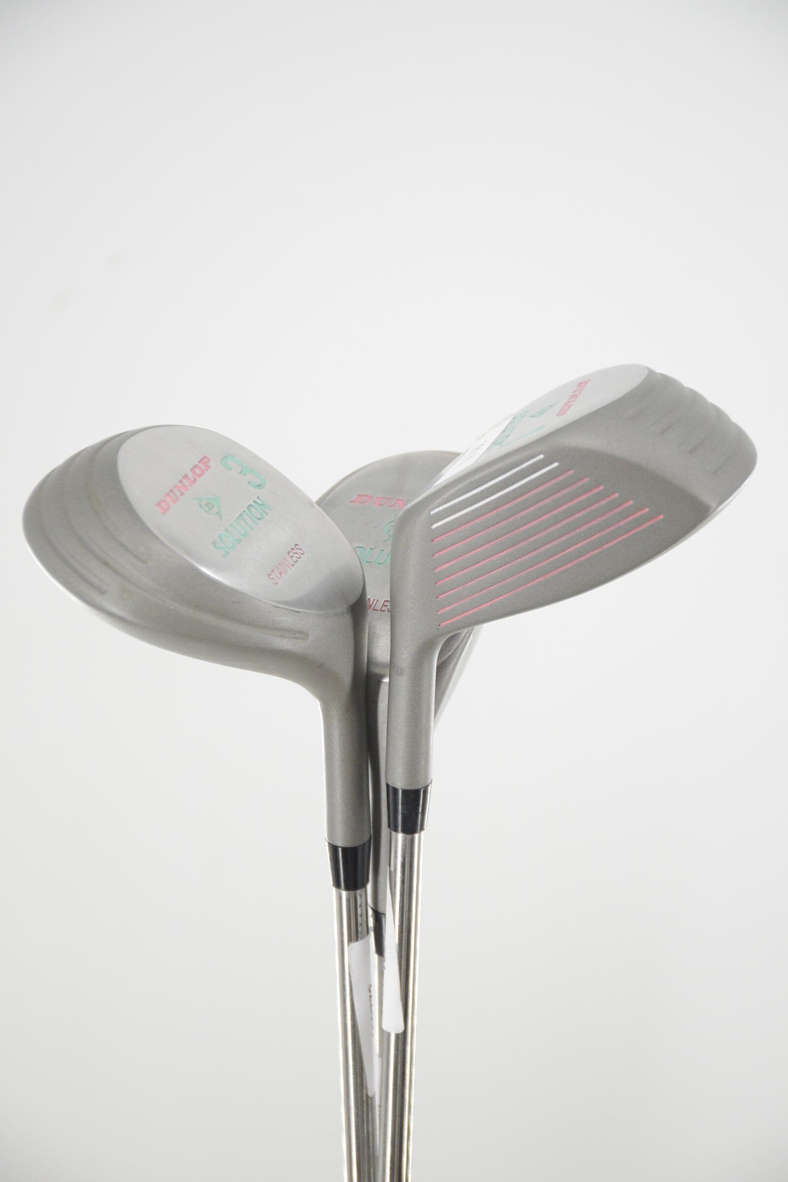 Women's Dunlop Solution D, 3W, 5W Wood Set W Flex Golf Clubs GolfRoots