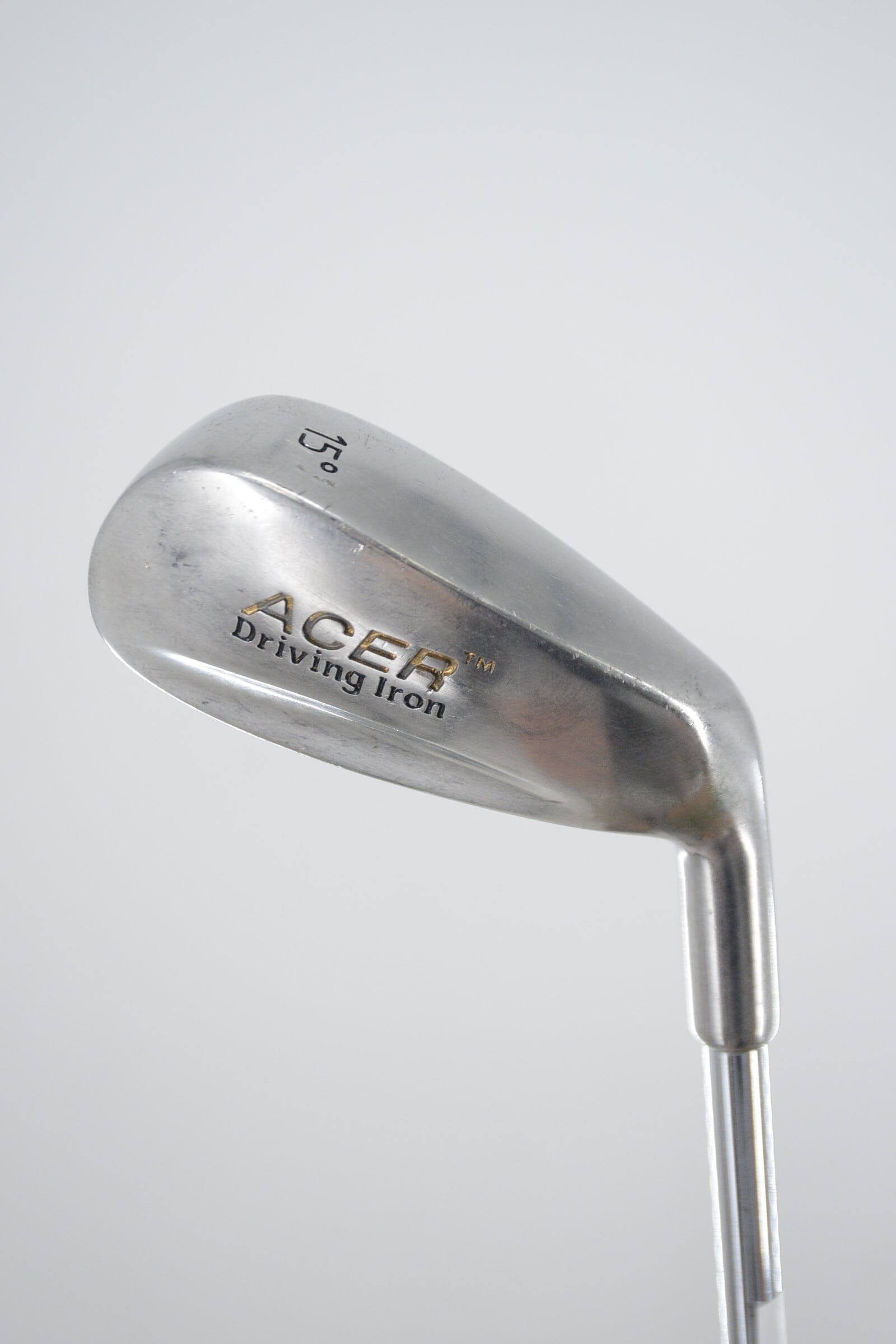 Acer 15 Degree Driving Iron R Flex 39.5" Golf Clubs GolfRoots