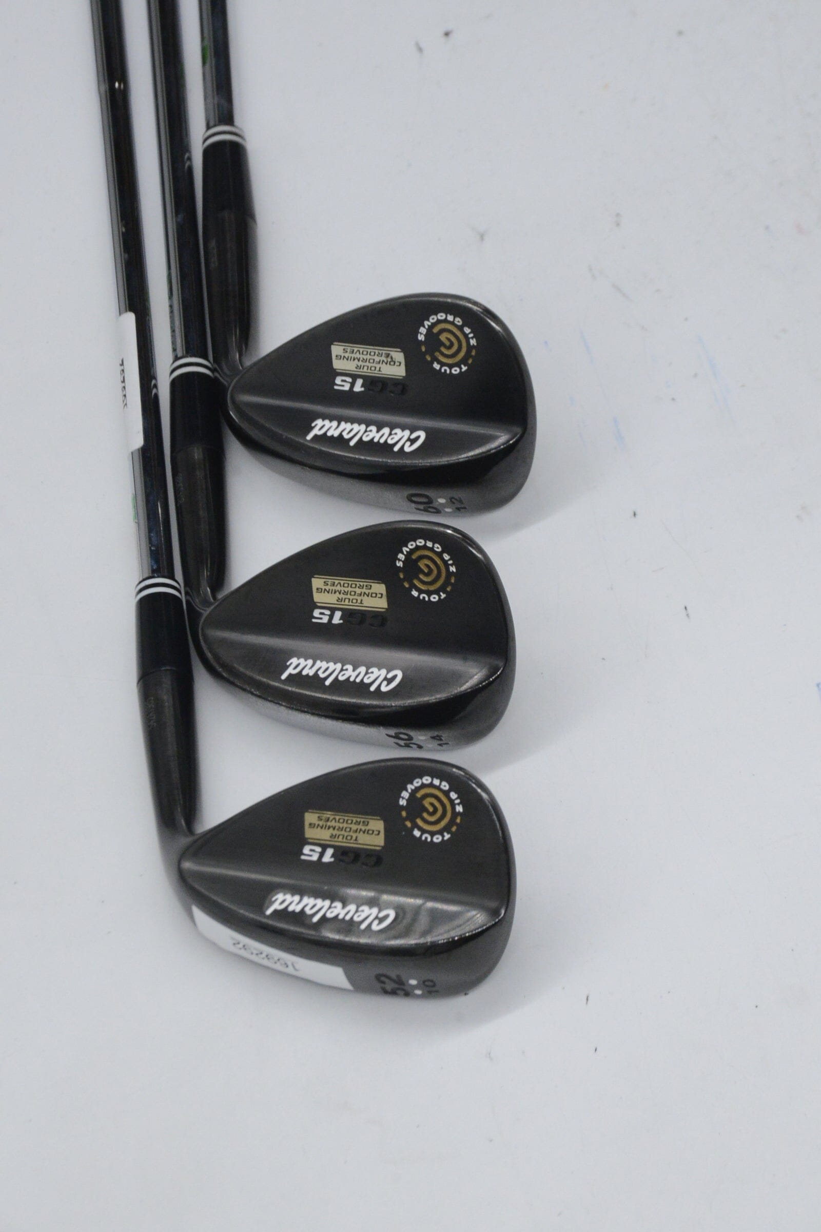 Cleveland CG15 Black Pearl 52, 56, 60 Degree Wedge Set Wedge Flex Golf Clubs GolfRoots