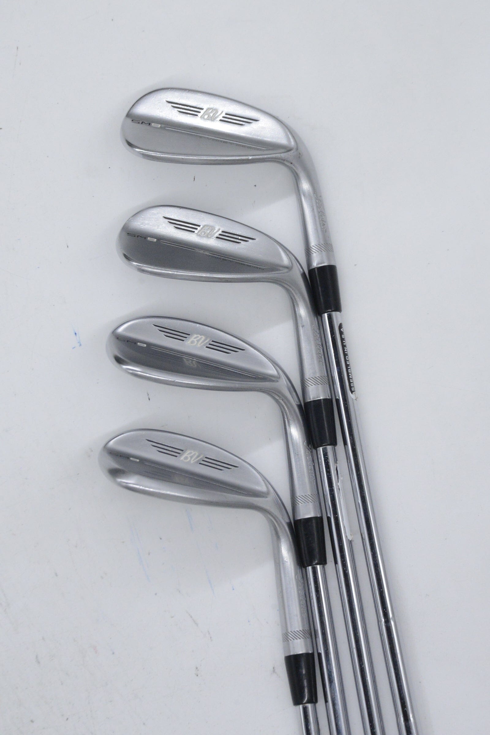 Titleist Vokey SM9 Tour Chrome 48, 52, 56, 60 Degree Wedge Set Wedge Flex Golf Clubs GolfRoots