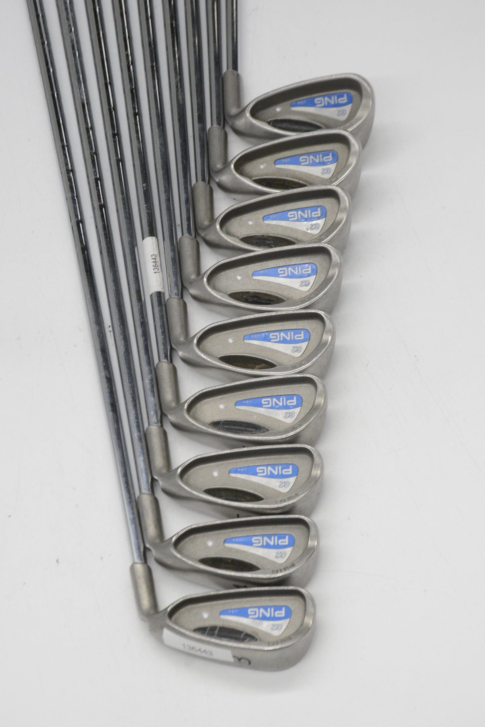 Ping G2 3-PW, SW Iron Set S Flex +0.25" Golf Clubs GolfRoots