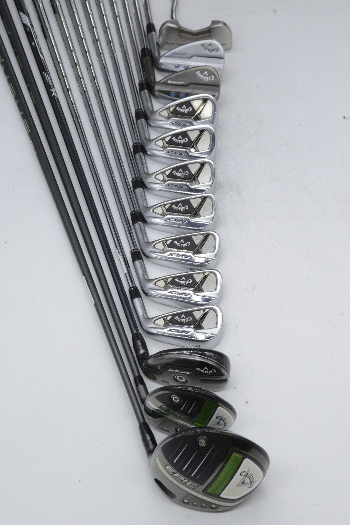 Callaway Apex 21 Mixed Full Set S Flex Std Length Golf Clubs GolfRoots
