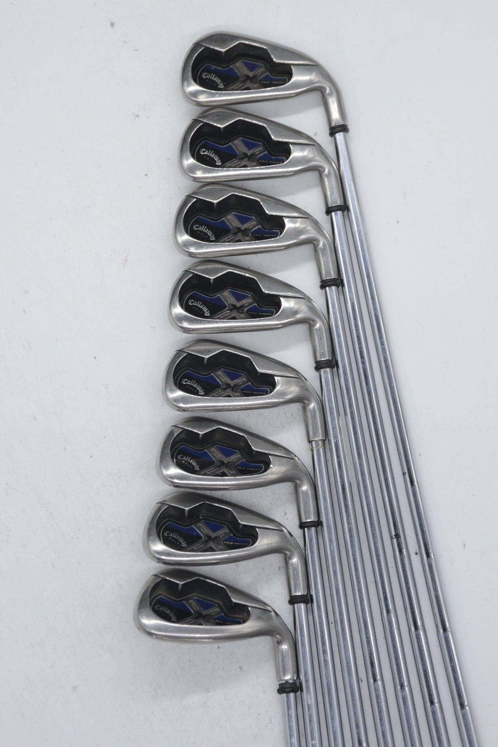 Callaway X-18 Pro Series 3-PW Iron Set X Flex +0.5" Golf Clubs GolfRoots