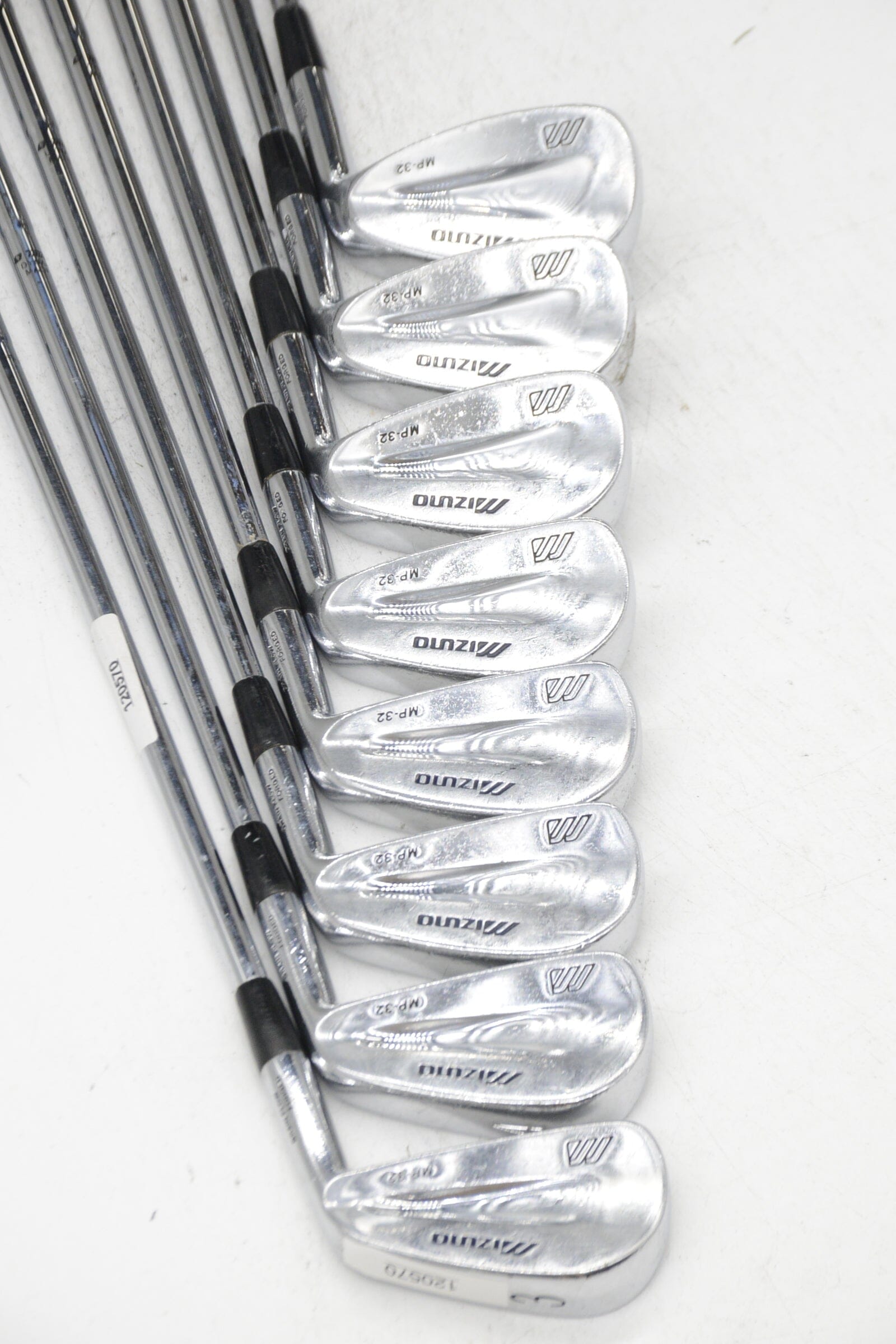 Mizuno MP 32 3-PW Iron Set S Flex Std Length Golf Clubs GolfRoots