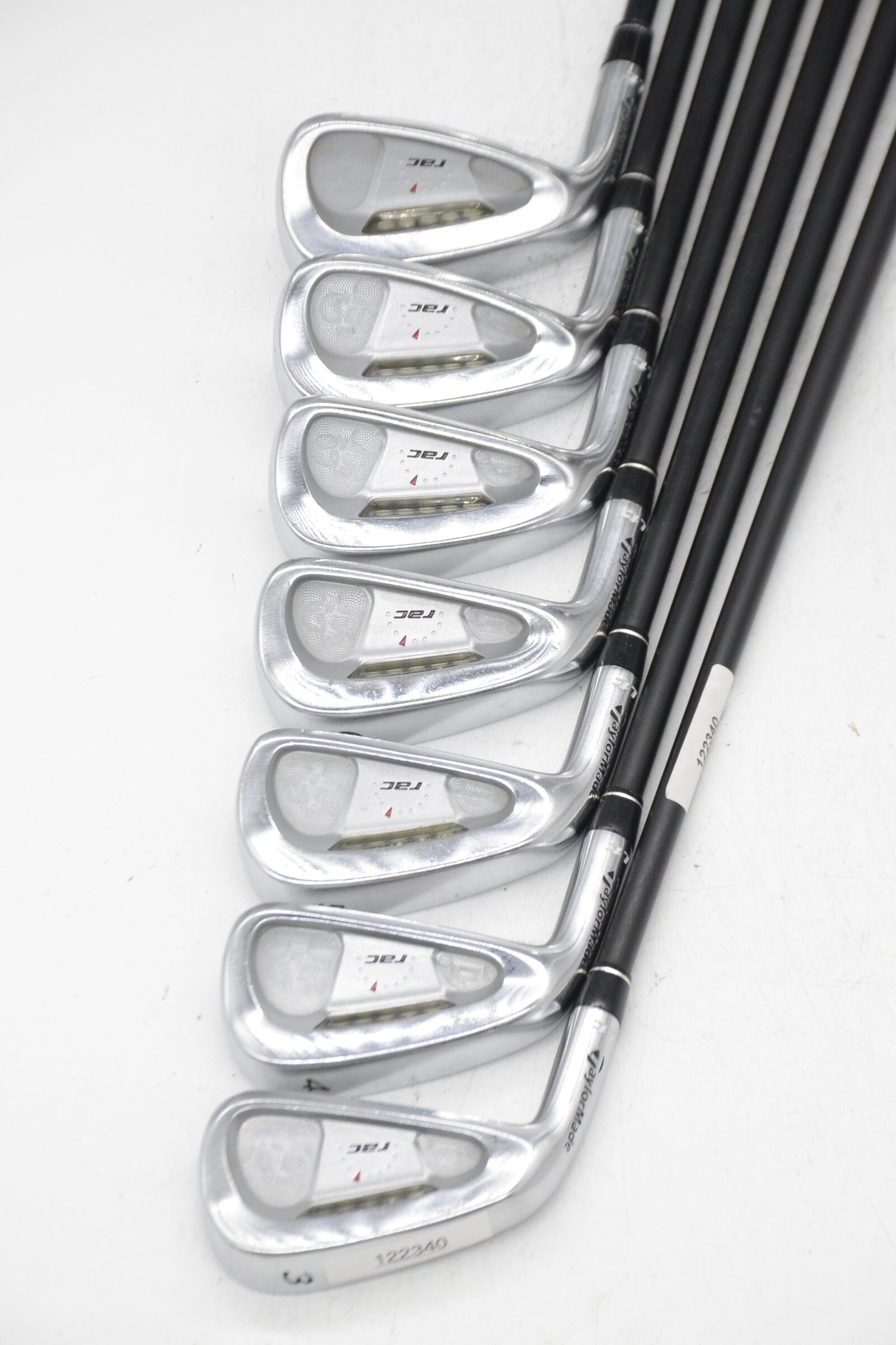 Lefty TaylorMade Rac LT 3-8, PW Iron Set R Flex +1" Golf Clubs GolfRoots
