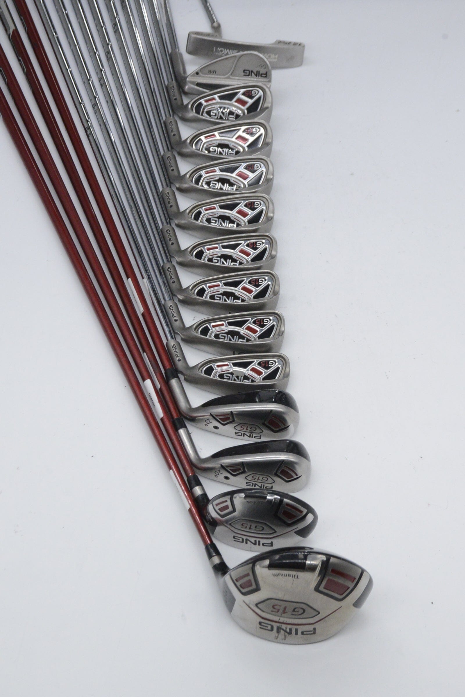 Ping G15 Mixed Full Set R Flex Std Length Golf Clubs GolfRoots
