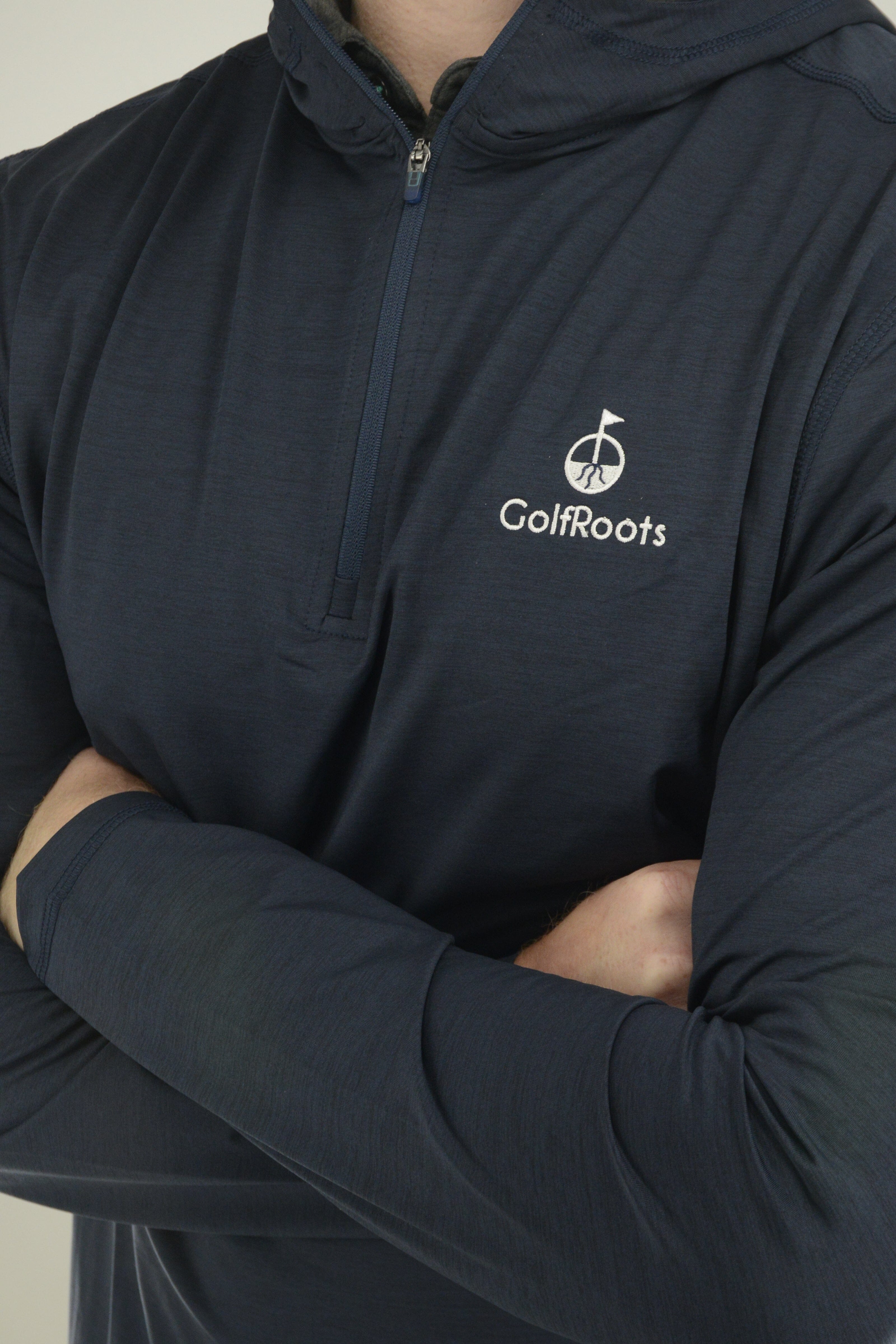 GolfRoots Fall Quarter-Zip Hoodie GolfRoots