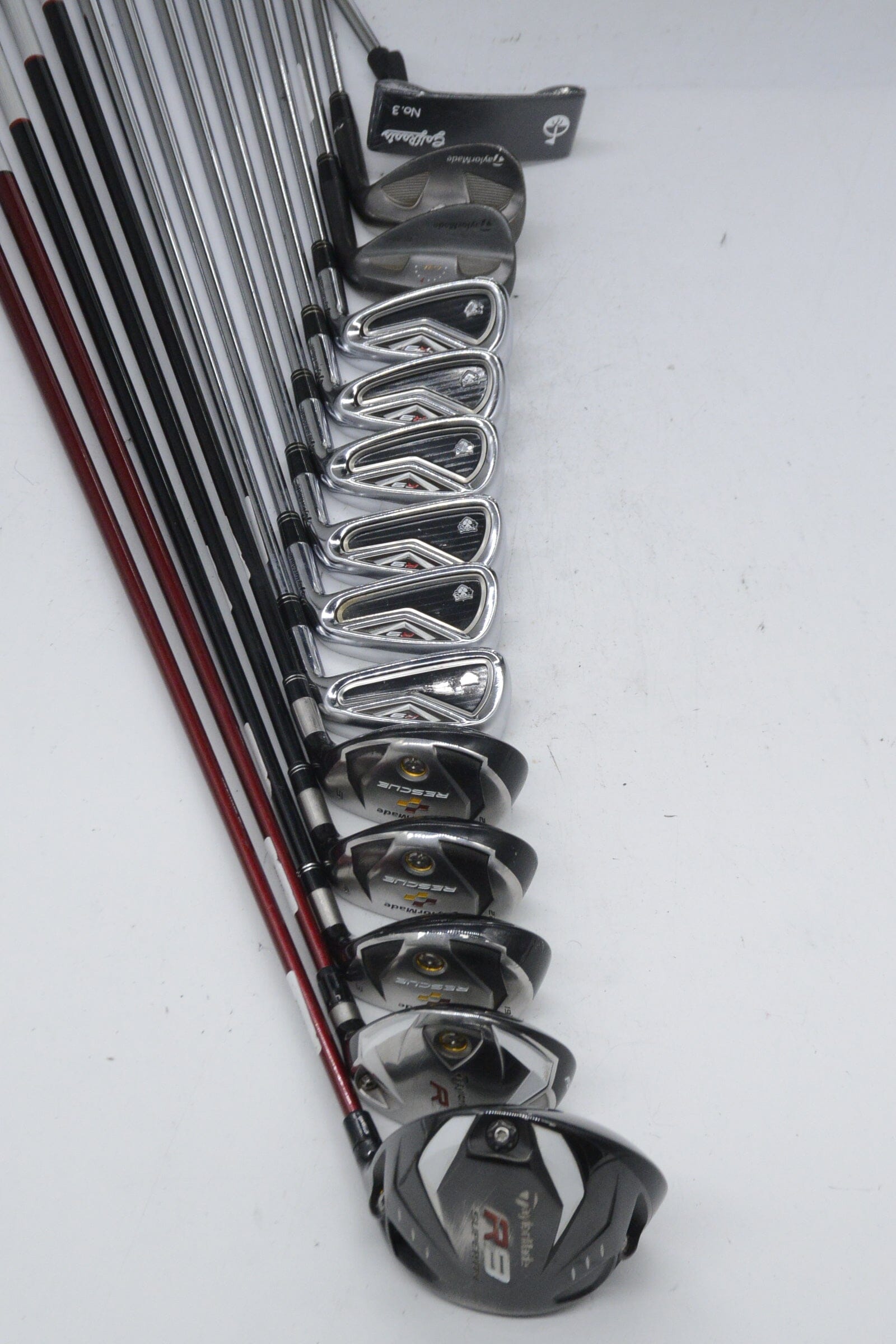 TaylorMade R9 TP Mixed Full Set R Flex +1" Golf Clubs GolfRoots