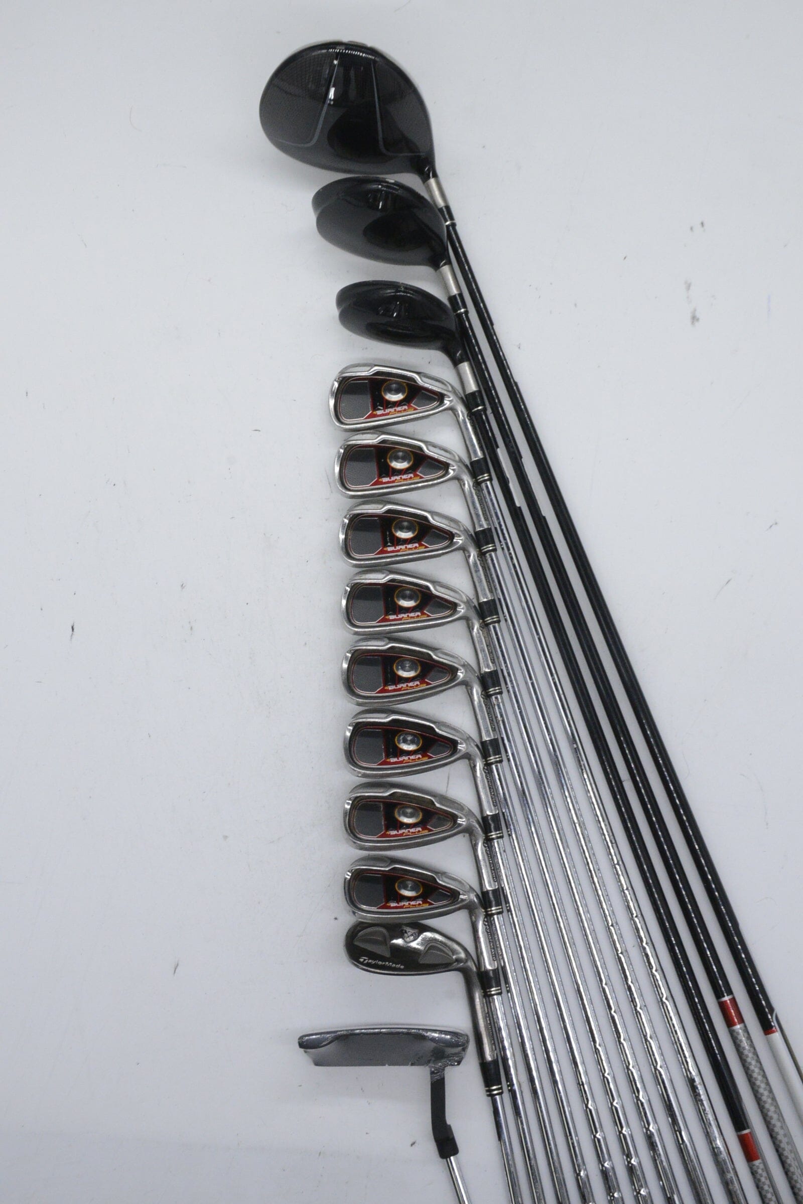 TaylorMade Burner Plus Mixed Full Set R Flex +0.5" Golf Clubs GolfRoots