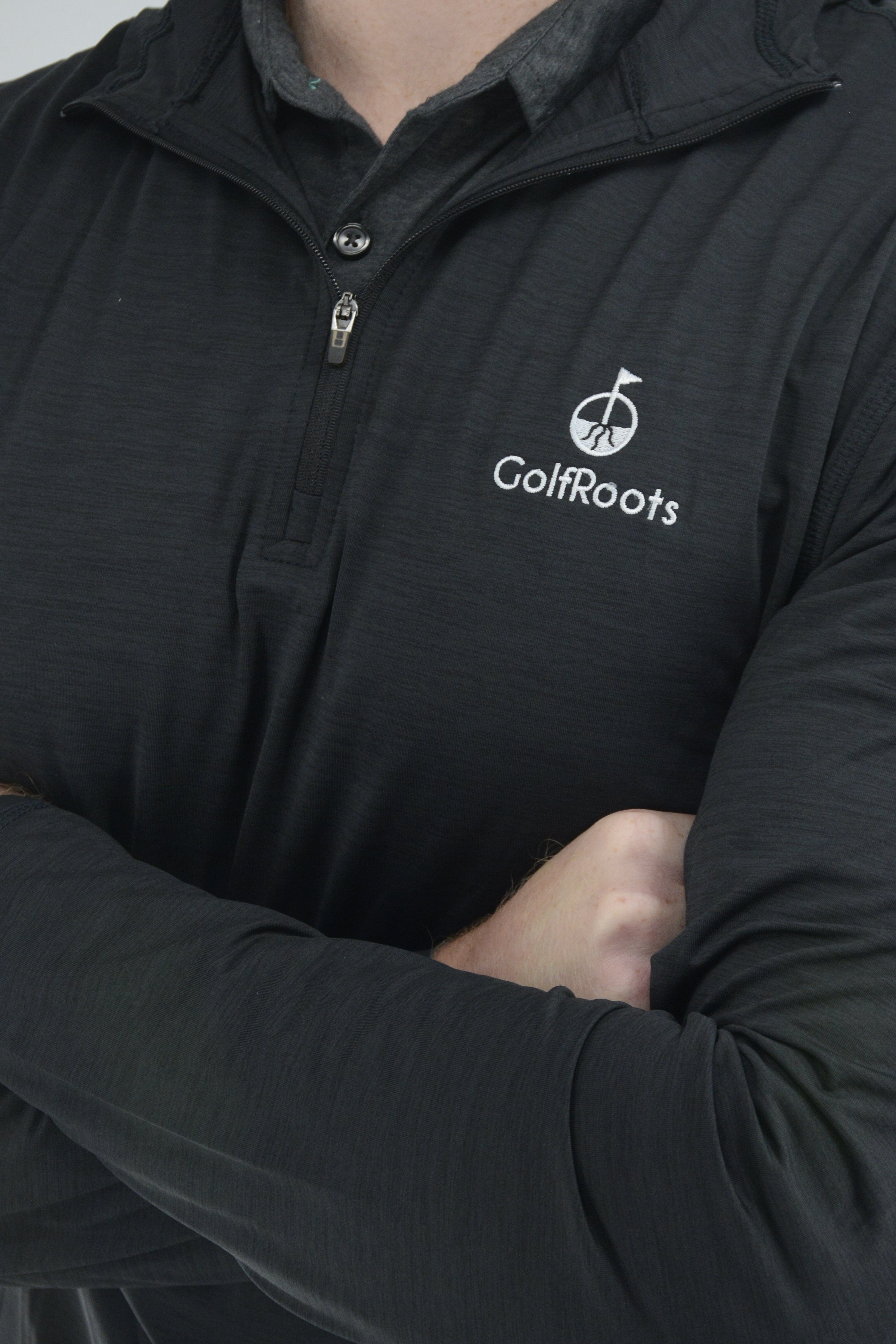 GolfRoots Fall Quarter-Zip Hoodie GolfRoots