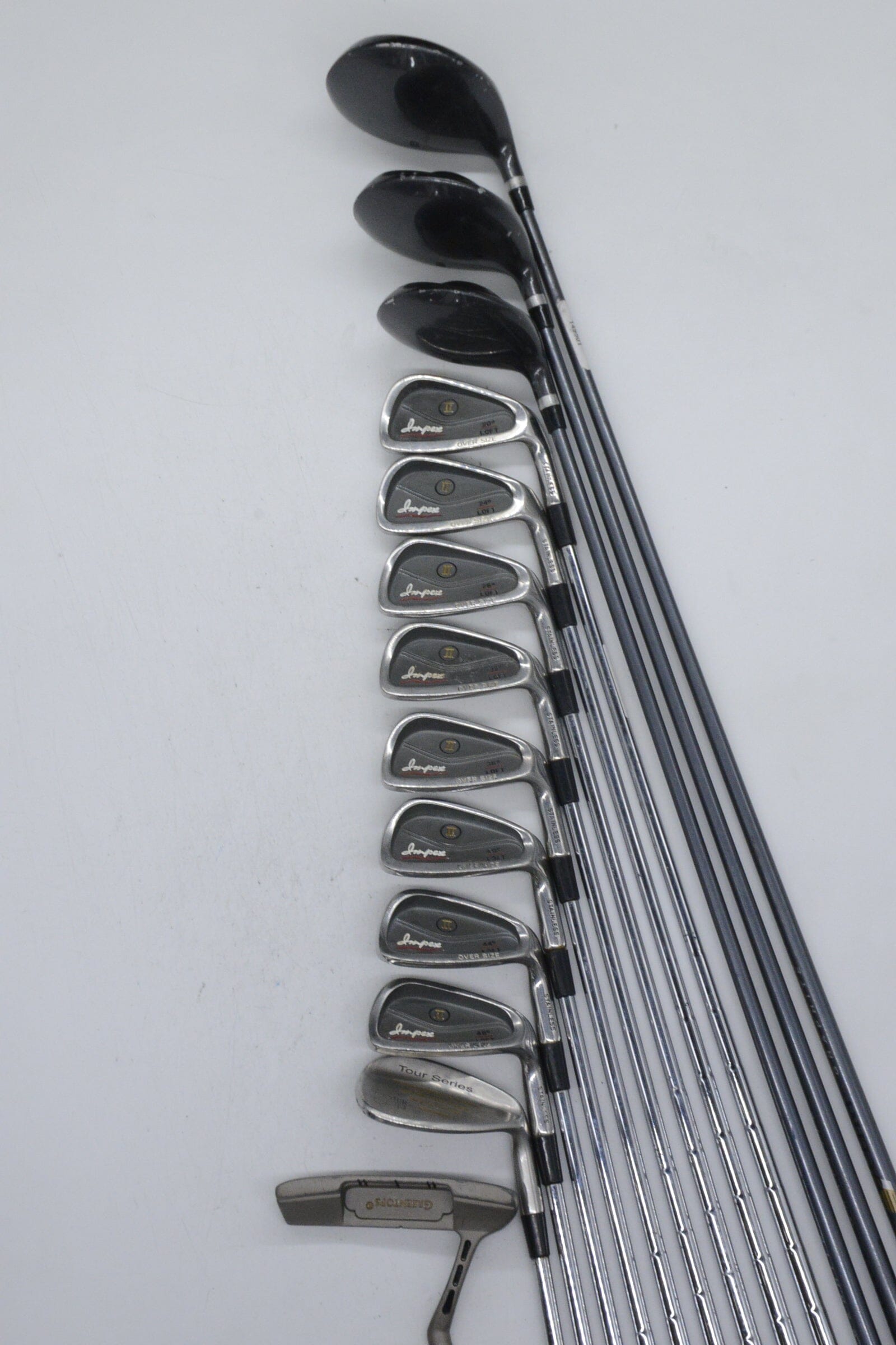 Impex Oversize Mixed Full Set R Flex -0.5" Golf Clubs GolfRoots