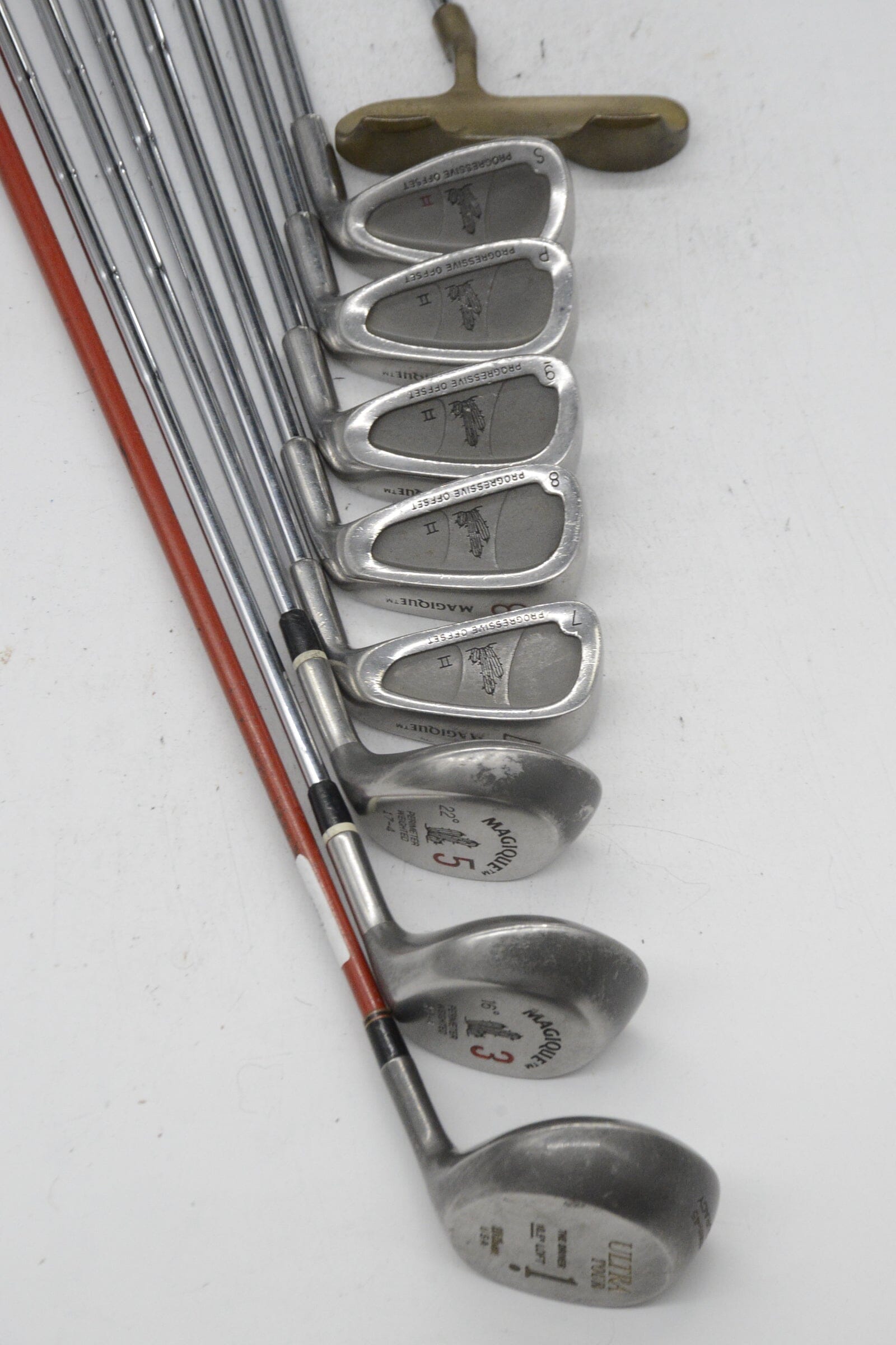 Magique Progressive Offset II Mixed Full Set R Flex -0.25" Golf Clubs GolfRoots